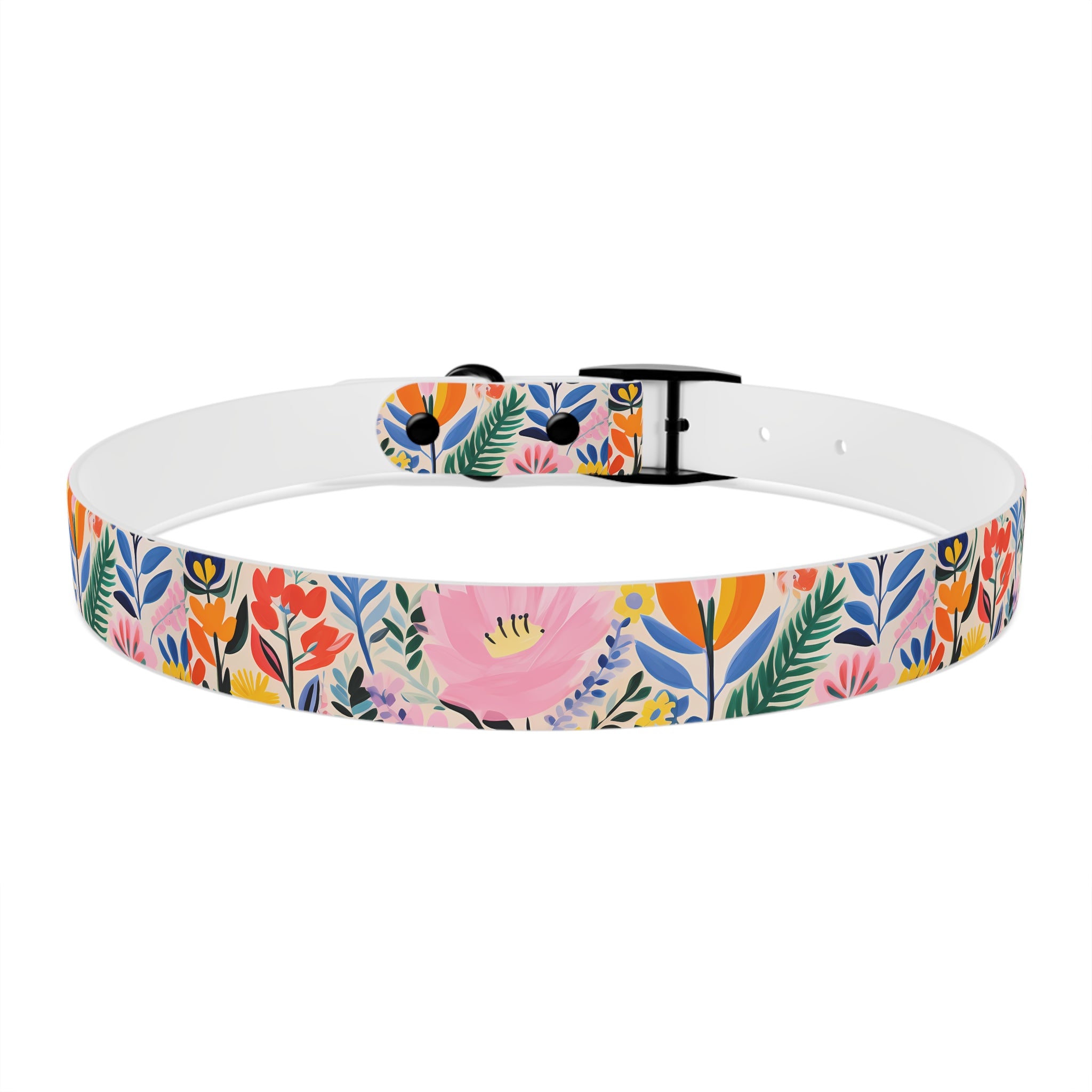 Waterproof Hypoallergenic Dog Collar - Matisse Inspired Floral Design - Made in USA - Pet Crate | Trusted and Loved by Pet Lovers