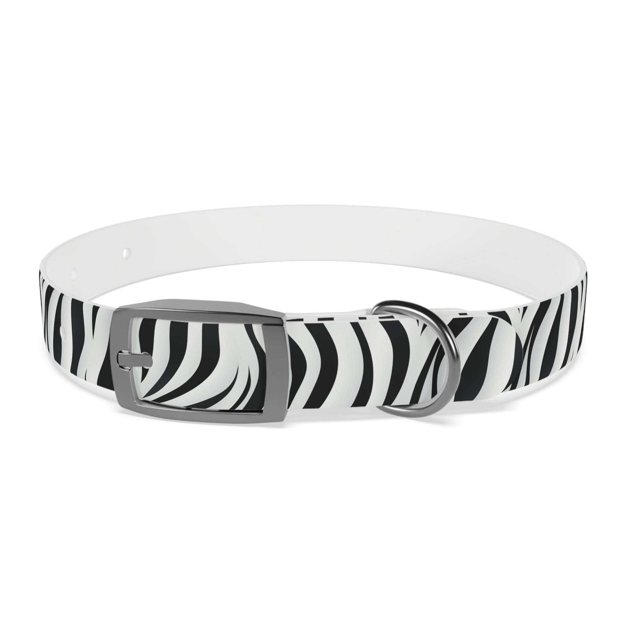 Zebra Print Hypoallergenic Waterproof Dog Collar - Made in USA - Pet Crate | Trusted and Loved by Pet Lovers