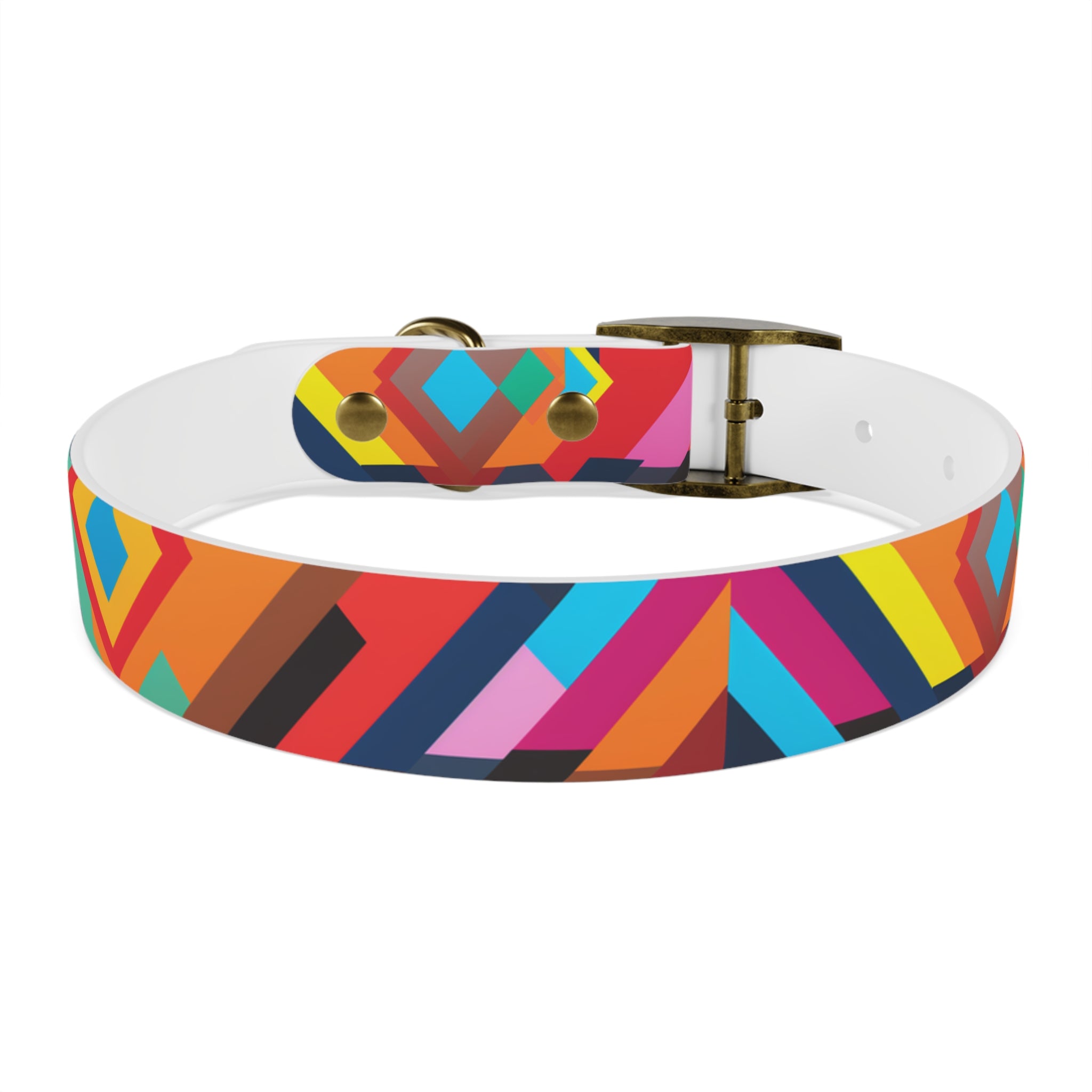 Bold Colorway Fun - Waterproof Hypoallergenic Dog Collar - Made Crafted in USA - Pet Crate | Trusted and Loved by Pet Lovers