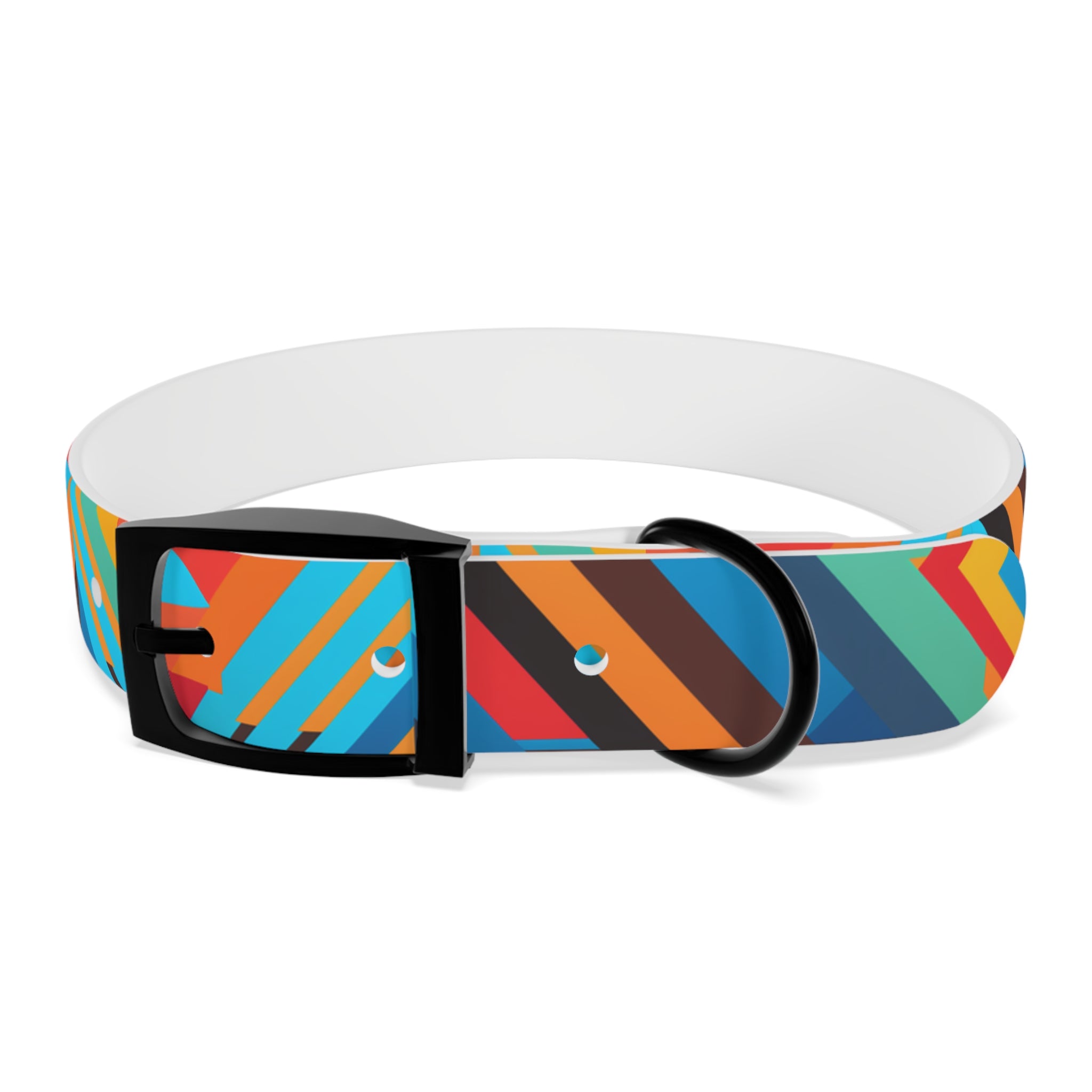 Bold Colorway Fun - Waterproof Hypoallergenic Dog Collar - Made Crafted in USA - Pet Crate | Trusted and Loved by Pet Lovers