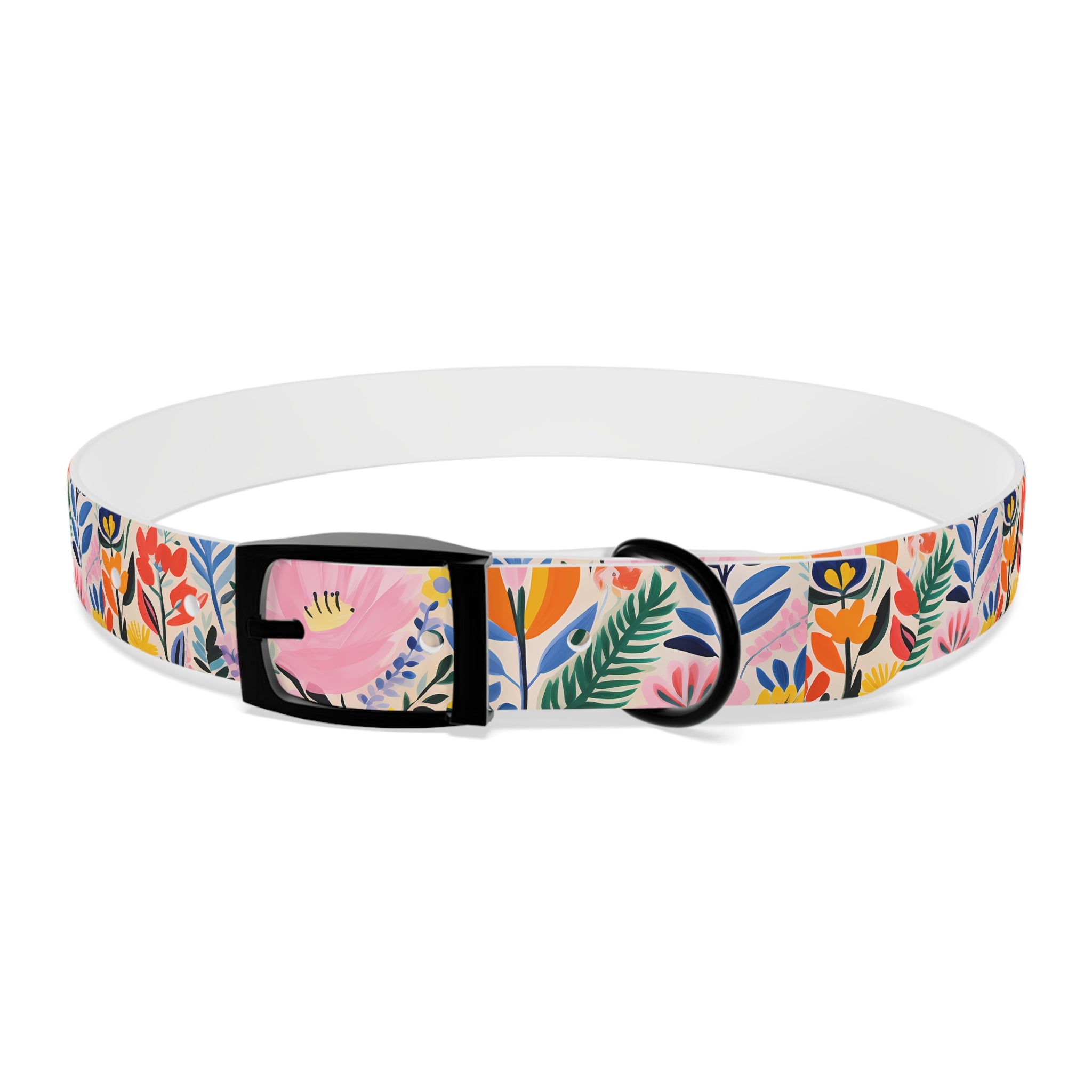 Waterproof Hypoallergenic Dog Collar - Matisse Inspired Floral Design - Made in USA - Pet Crate | Trusted and Loved by Pet Lovers