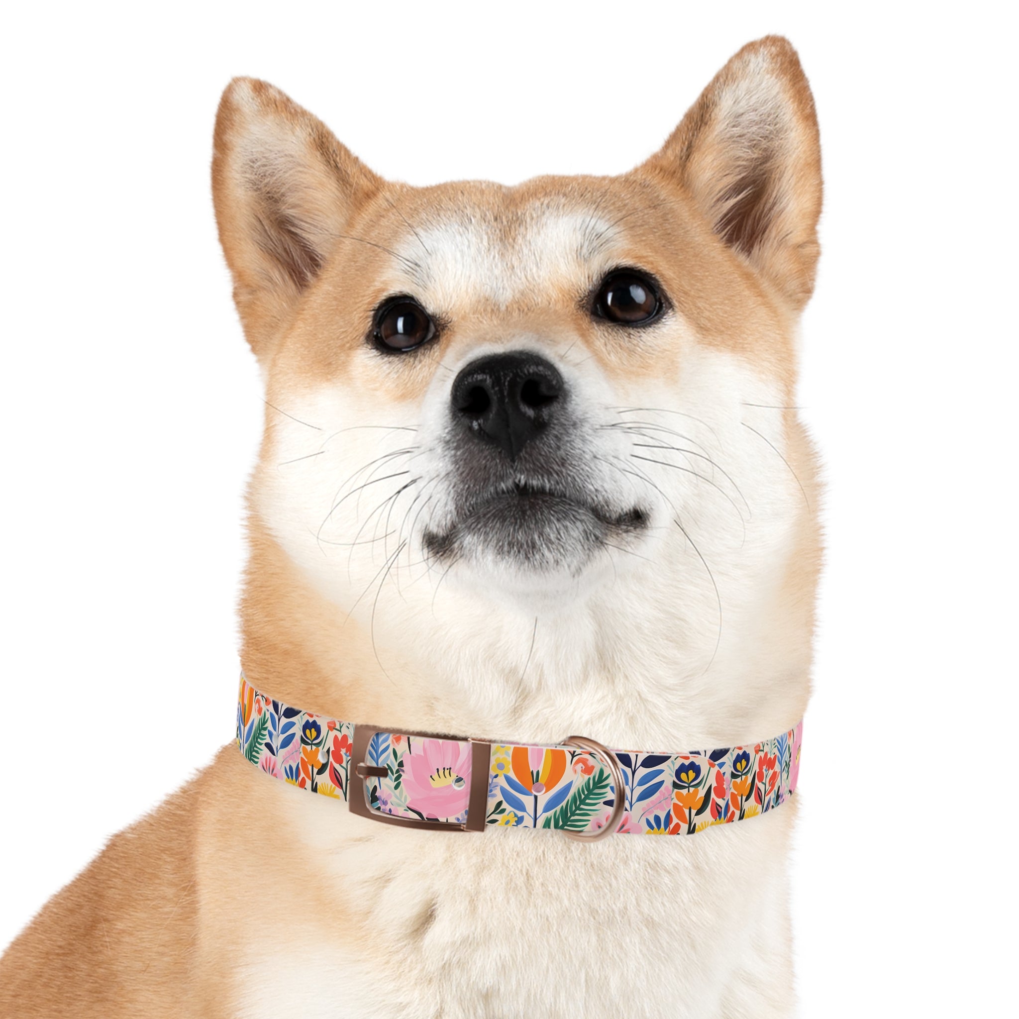 Waterproof Hypoallergenic Dog Collar - Matisse Inspired Floral Design - Made in USA - Pet Crate | Trusted and Loved by Pet Lovers
