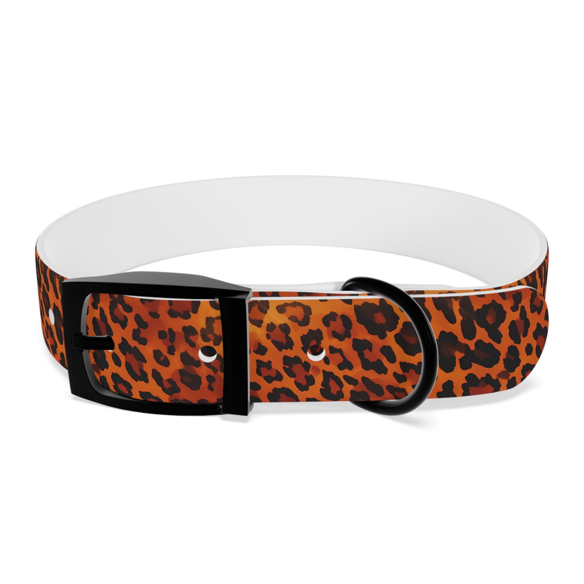 Leopard Print - Waterproof Hypoallergenic Dog Collar - Made in USA - Pet Crate | Trusted and Loved by Pet Lovers