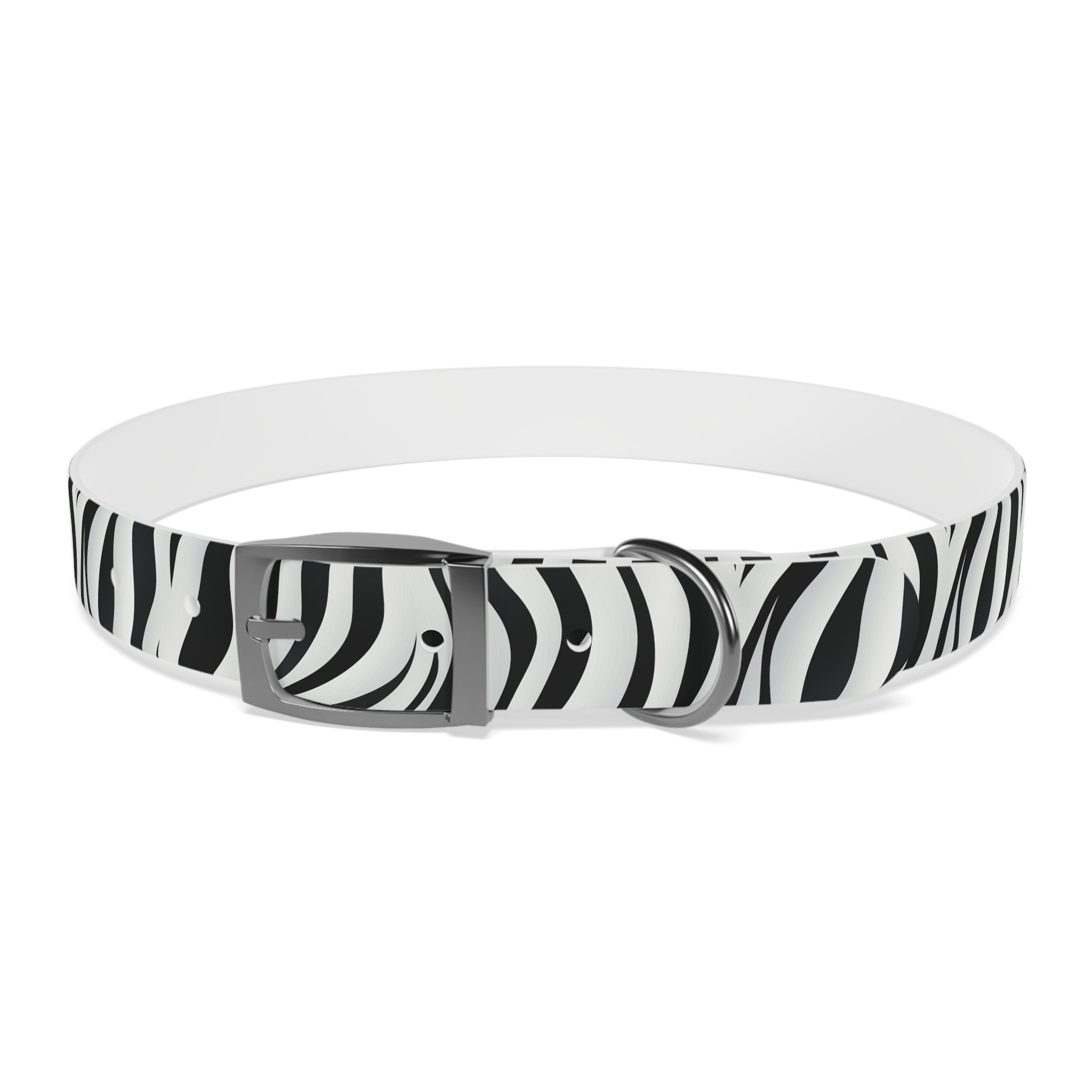 Zebra Print Hypoallergenic Waterproof Dog Collar - Made in USA - Pet Crate | Trusted and Loved by Pet Lovers