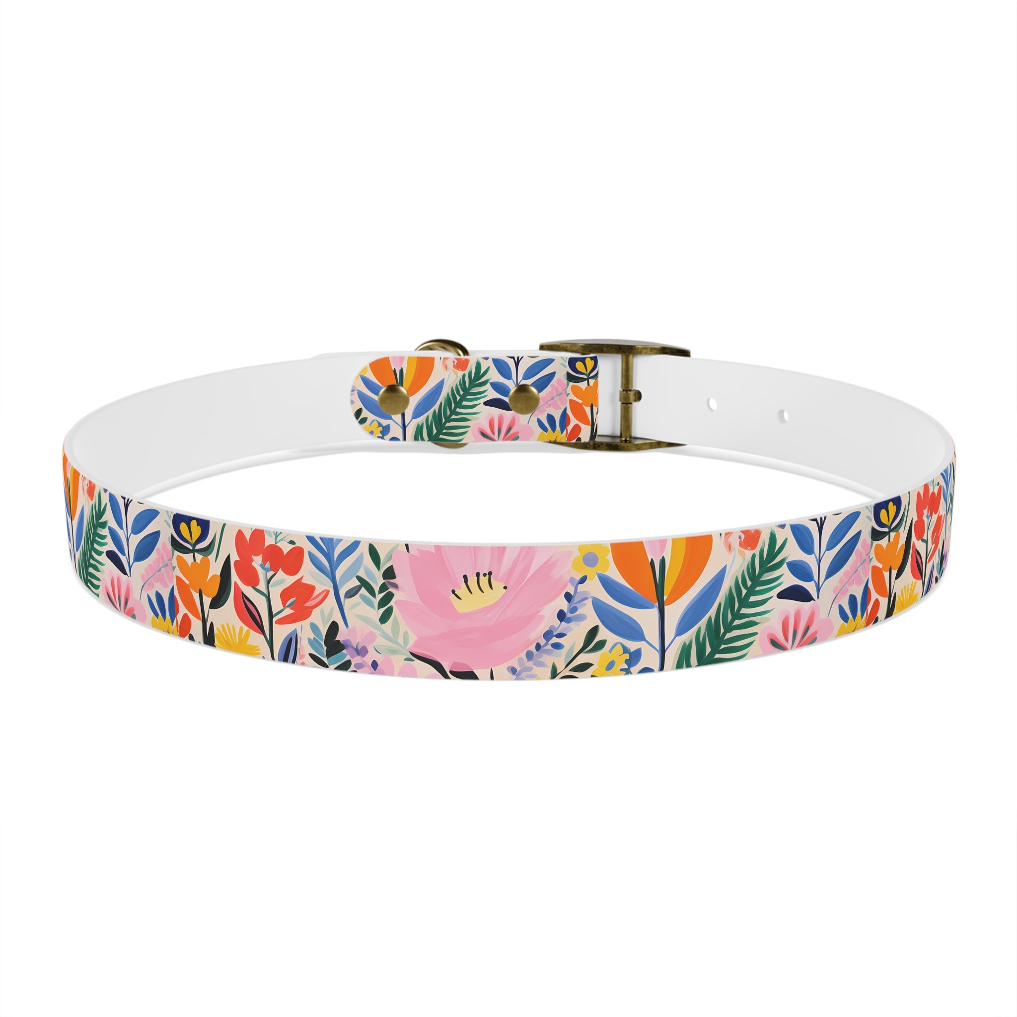 Waterproof Hypoallergenic Dog Collar - Matisse Inspired Floral Design - Made in USA - Pet Crate | Trusted and Loved by Pet Lovers