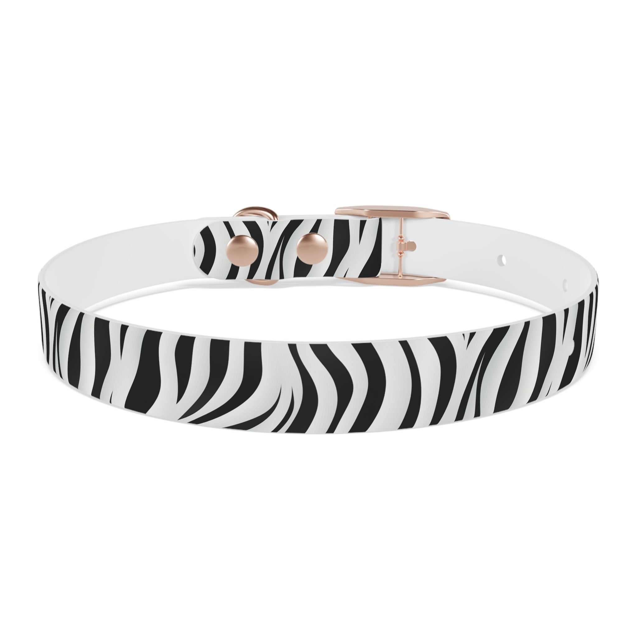 Zebra Print Hypoallergenic Waterproof Dog Collar - Made in USA - Pet Crate | Trusted and Loved by Pet Lovers