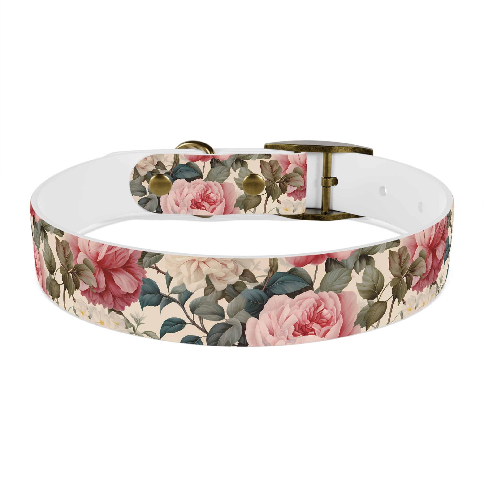 Made in USA - English Rose Design - Waterproof Hypoallergenic Dog Collar - Pet Crate | Trusted and Loved by Pet Lovers