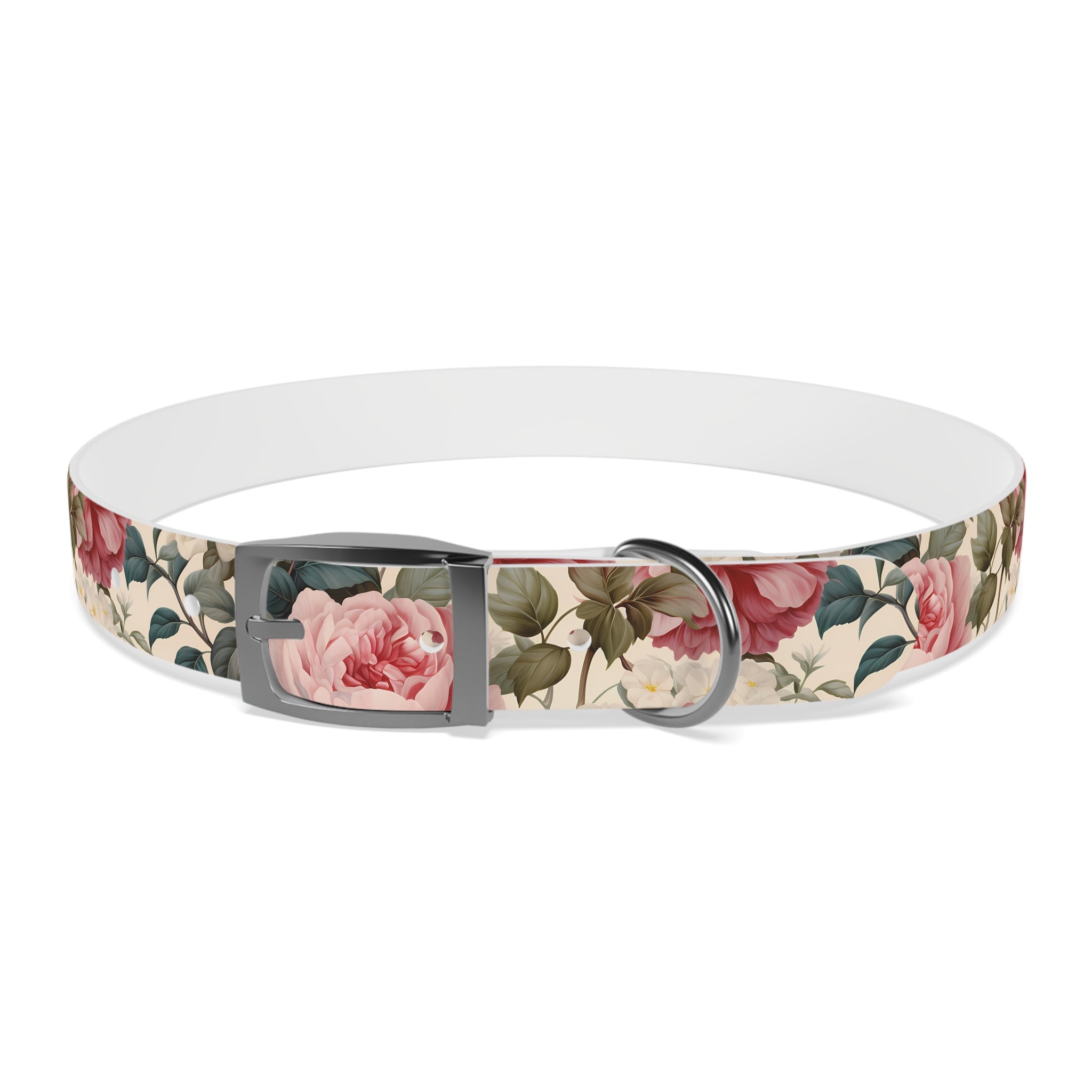 Made in USA - English Rose Design - Waterproof Hypoallergenic Dog Collar - Pet Crate | Trusted and Loved by Pet Lovers