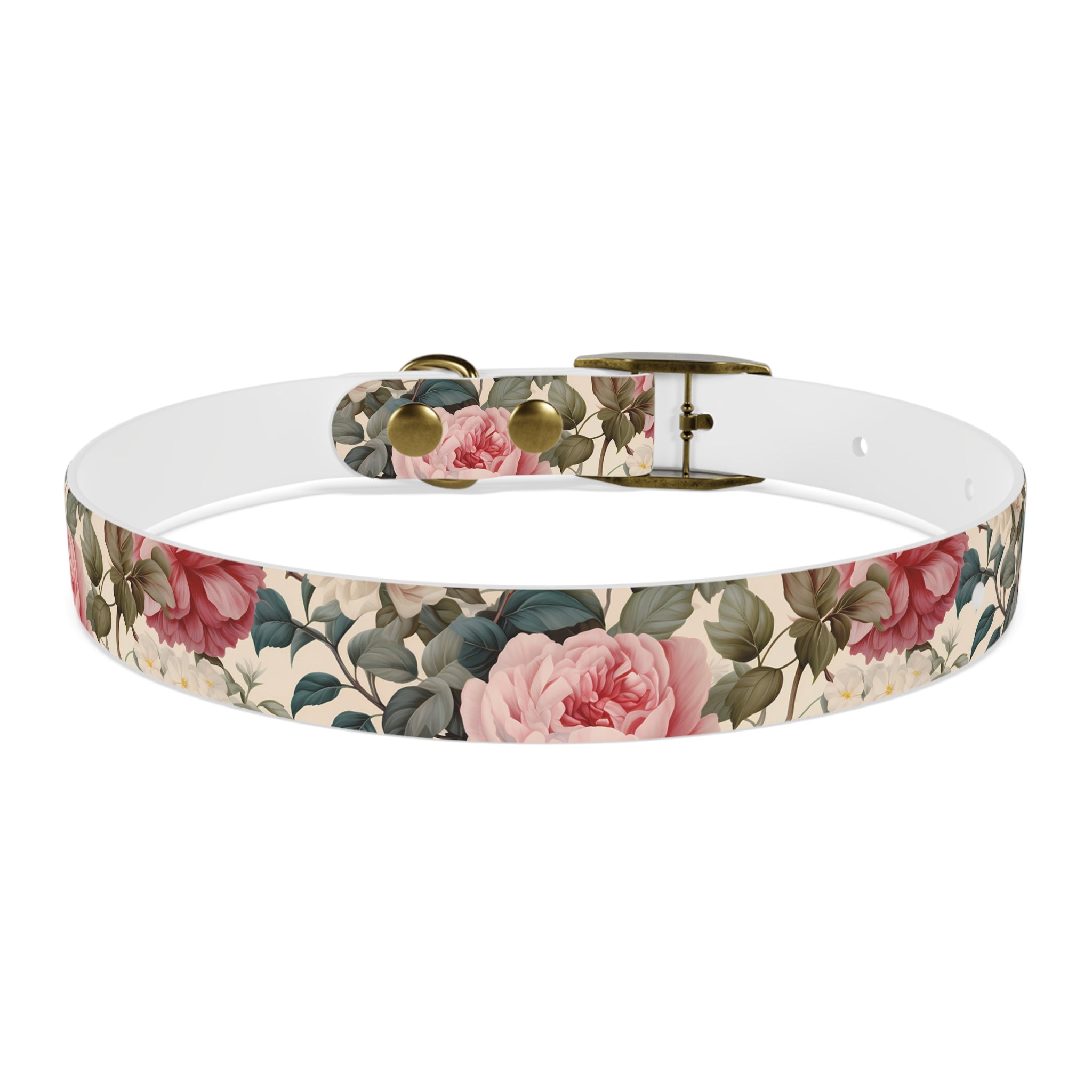 Made in USA - English Rose Design - Waterproof Hypoallergenic Dog Collar - Pet Crate | Trusted and Loved by Pet Lovers