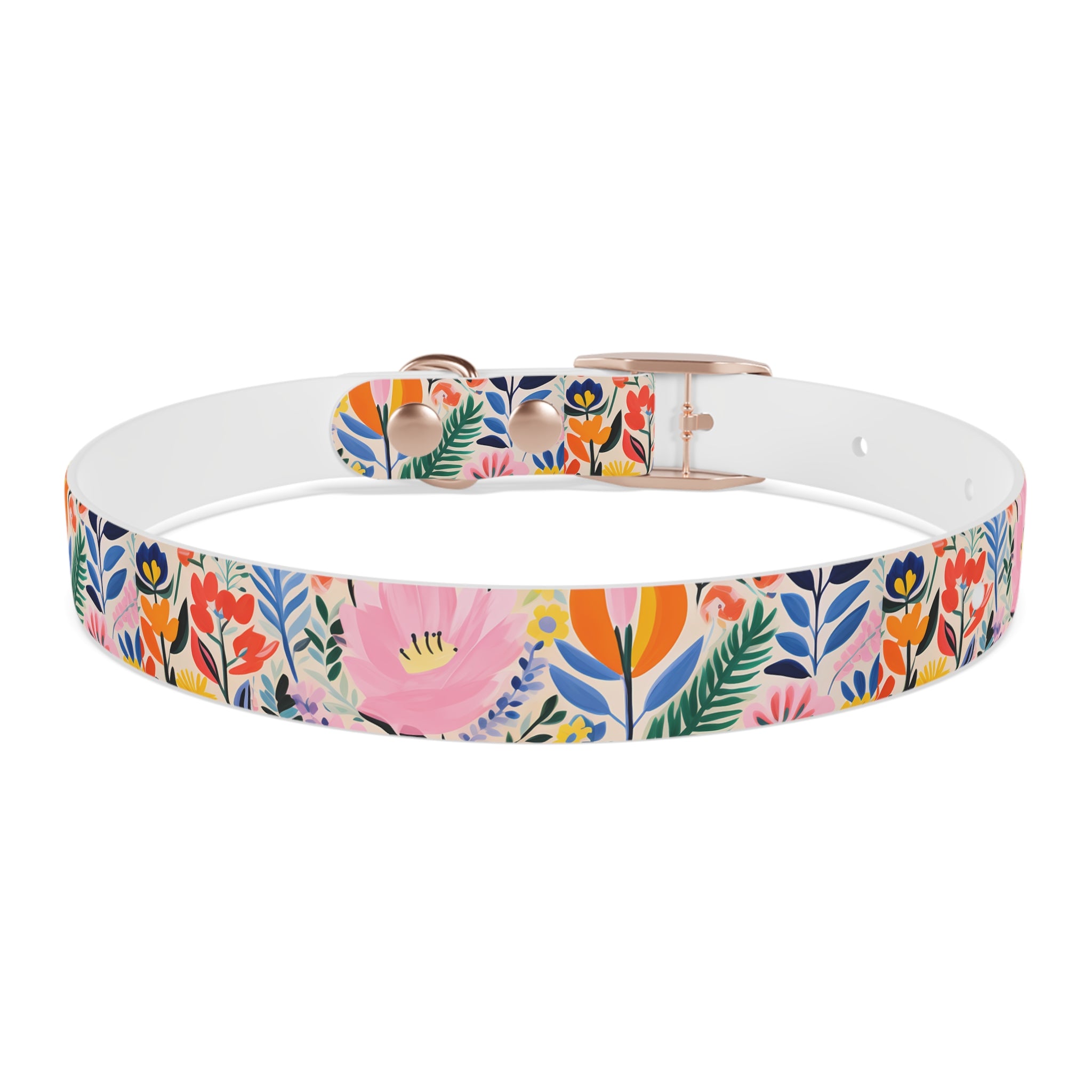 Waterproof Hypoallergenic Dog Collar - Matisse Inspired Floral Design - Made in USA - Pet Crate | Trusted and Loved by Pet Lovers