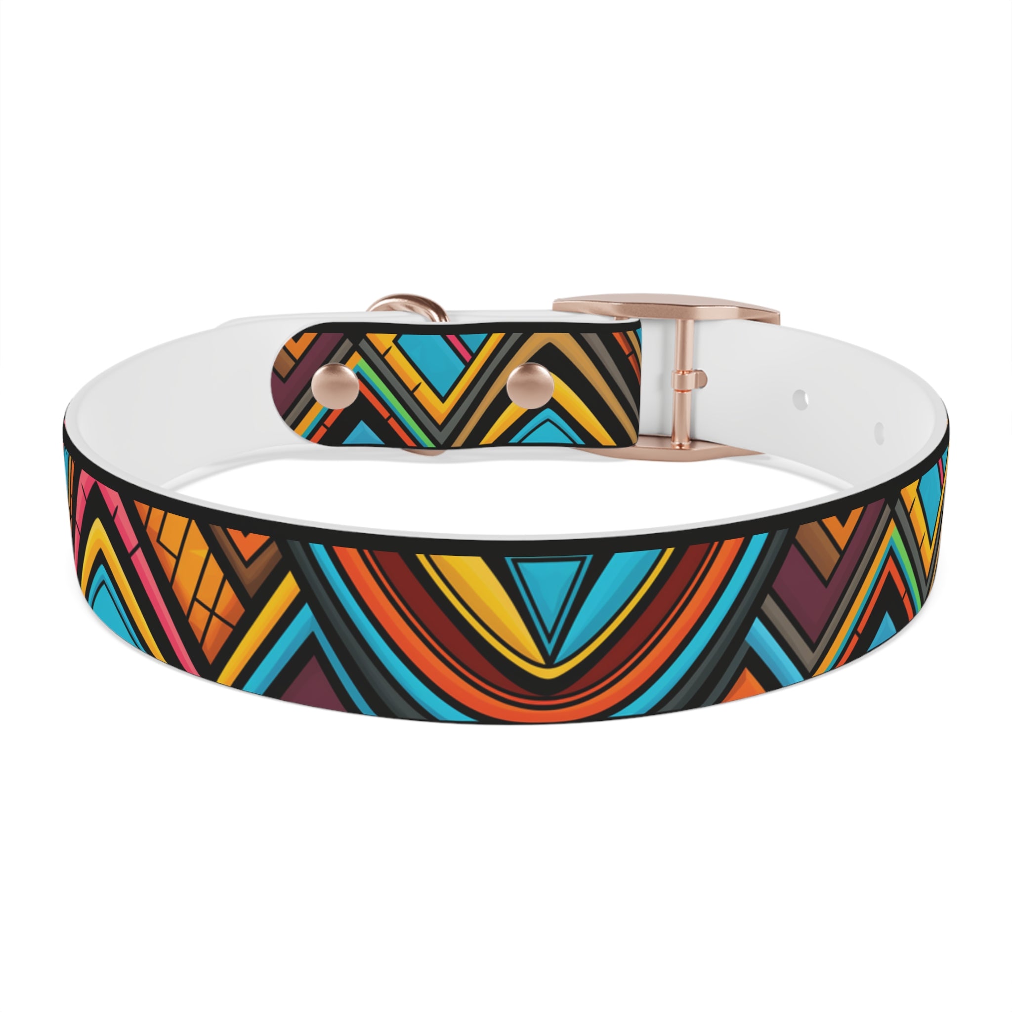 Stained Glass Design - Hypoallergenic Waterproof Dog Collar - Made in USA - Pet Crate | Trusted and Loved by Pet Lovers