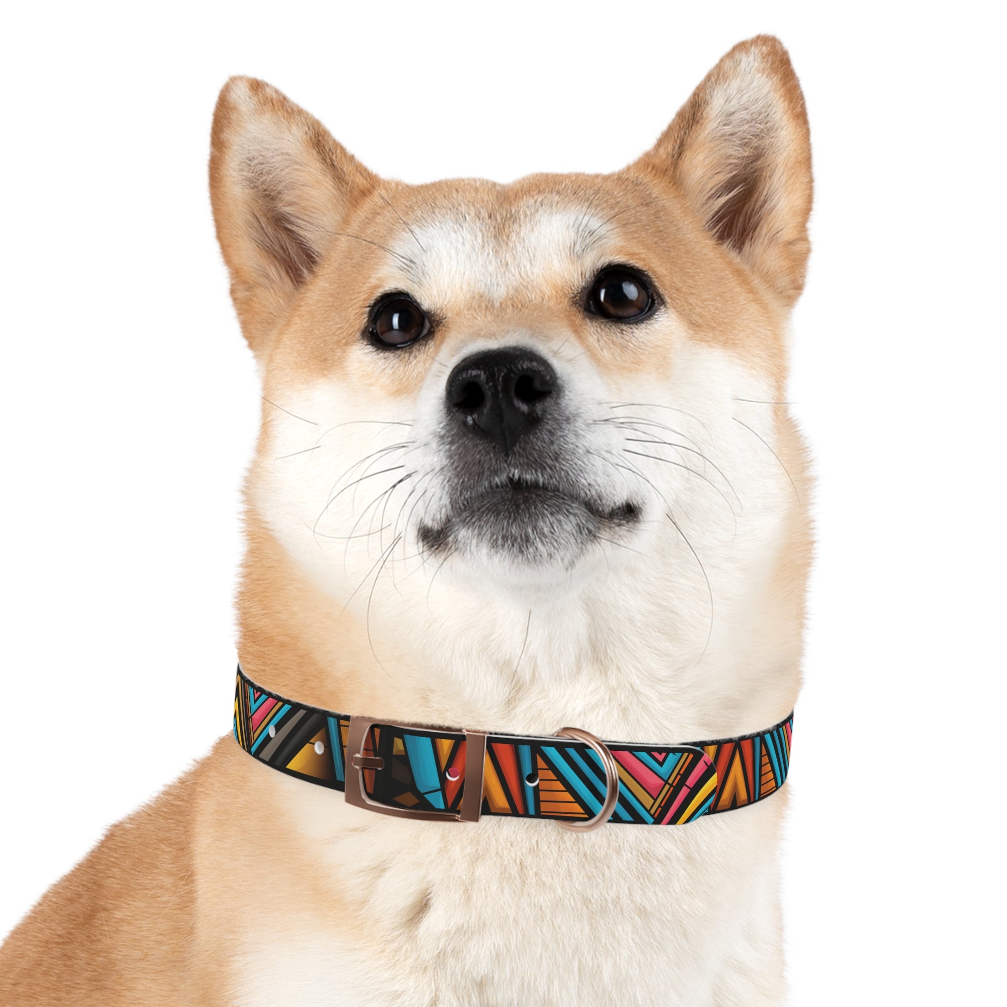 Stained Glass Design - Hypoallergenic Waterproof Dog Collar - Made in USA - Pet Crate | Trusted and Loved by Pet Lovers