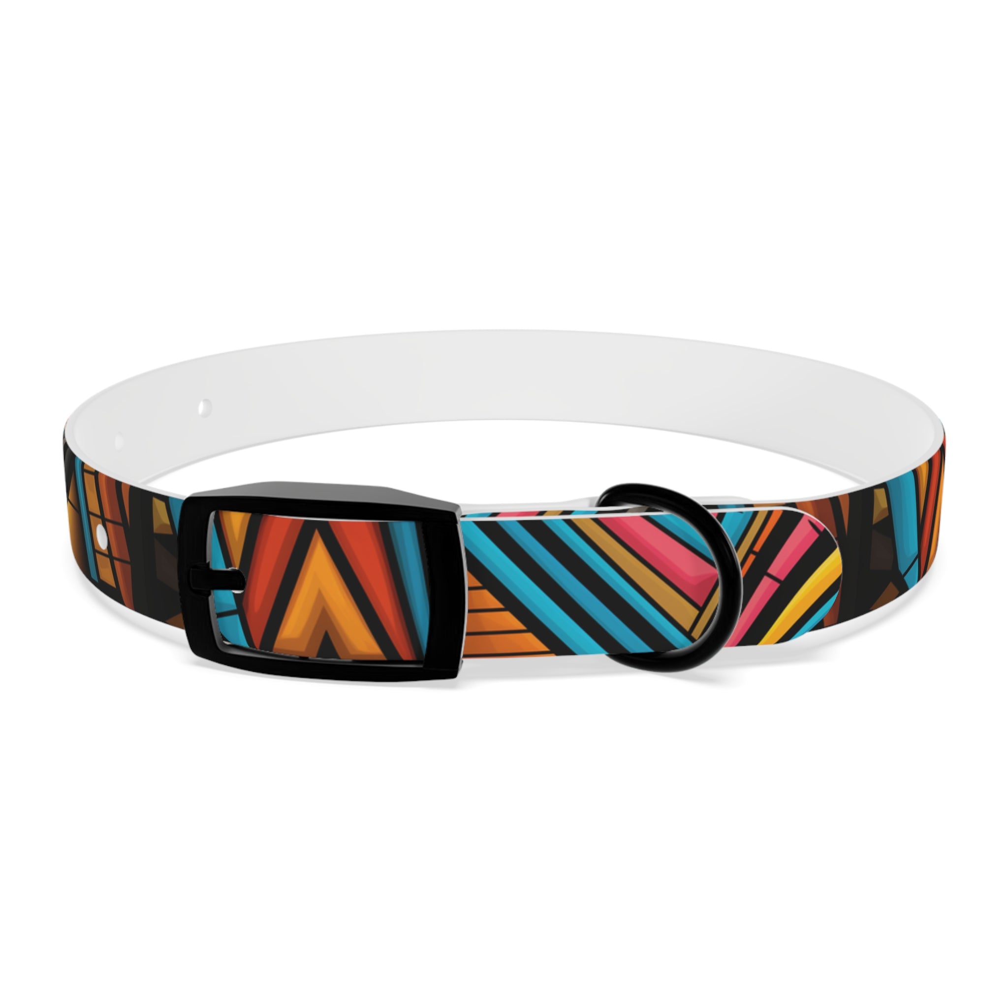 Stained Glass Design - Hypoallergenic Waterproof Dog Collar - Made in USA - Pet Crate | Trusted and Loved by Pet Lovers