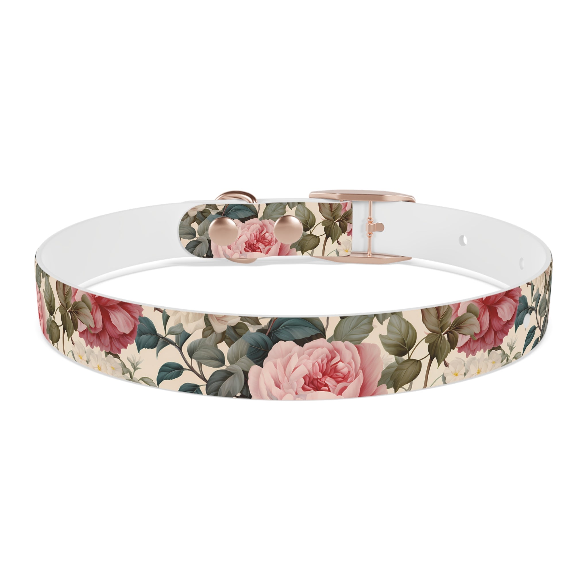 Made in USA - English Rose Design - Waterproof Hypoallergenic Dog Collar - Pet Crate | Trusted and Loved by Pet Lovers