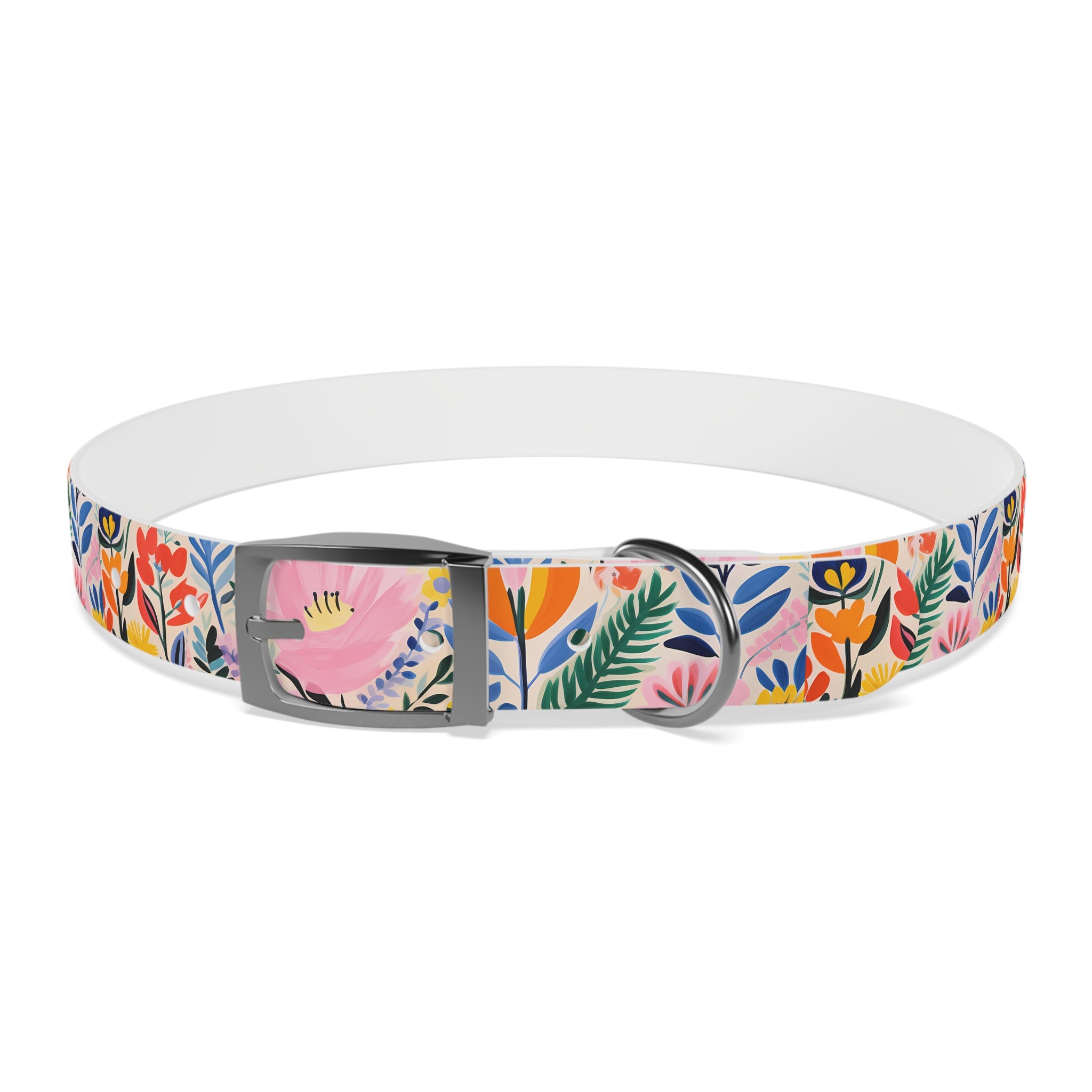 Waterproof Hypoallergenic Dog Collar - Matisse Inspired Floral Design - Made in USA - Pet Crate | Trusted and Loved by Pet Lovers
