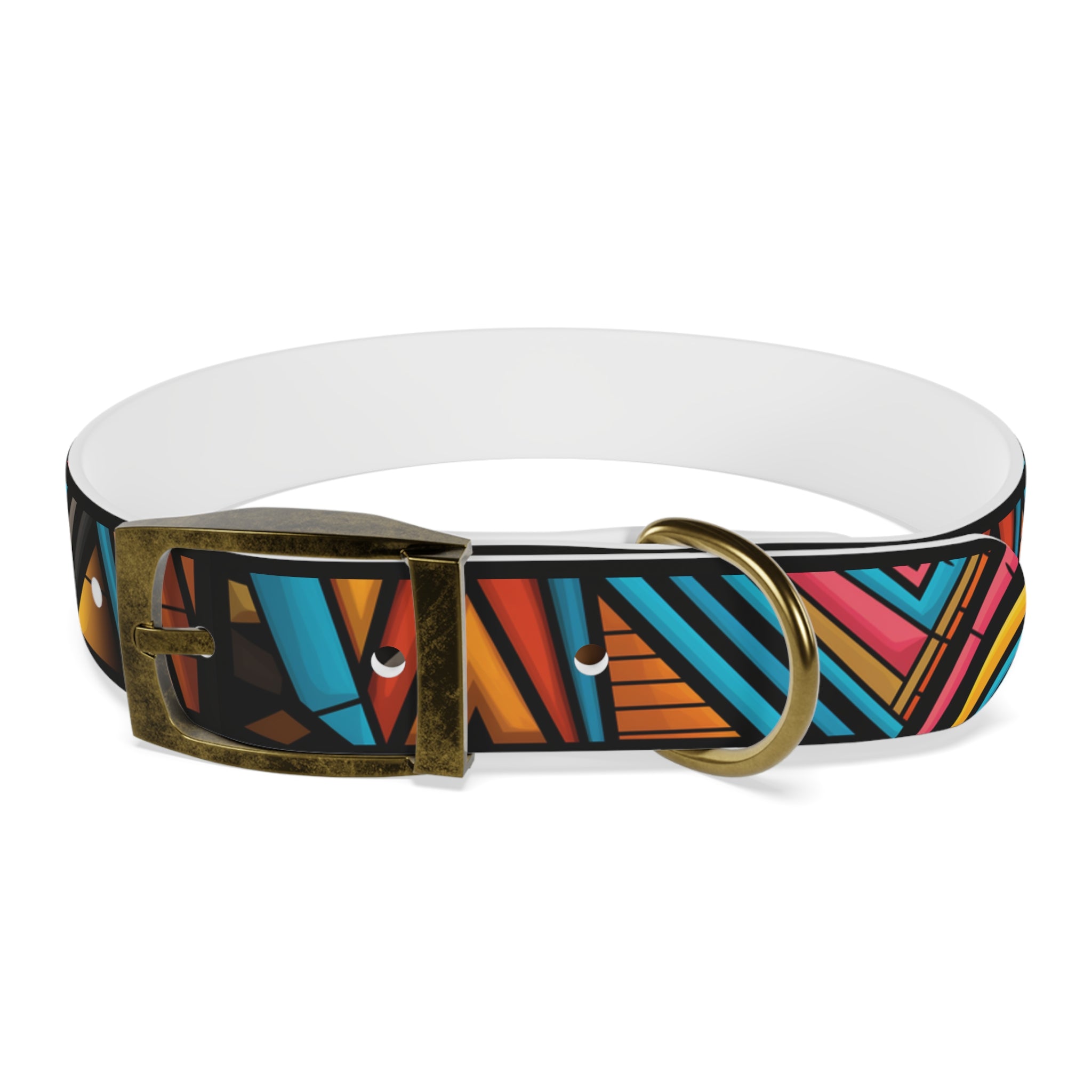 Stained Glass Design - Hypoallergenic Waterproof Dog Collar - Made in USA - Pet Crate | Trusted and Loved by Pet Lovers