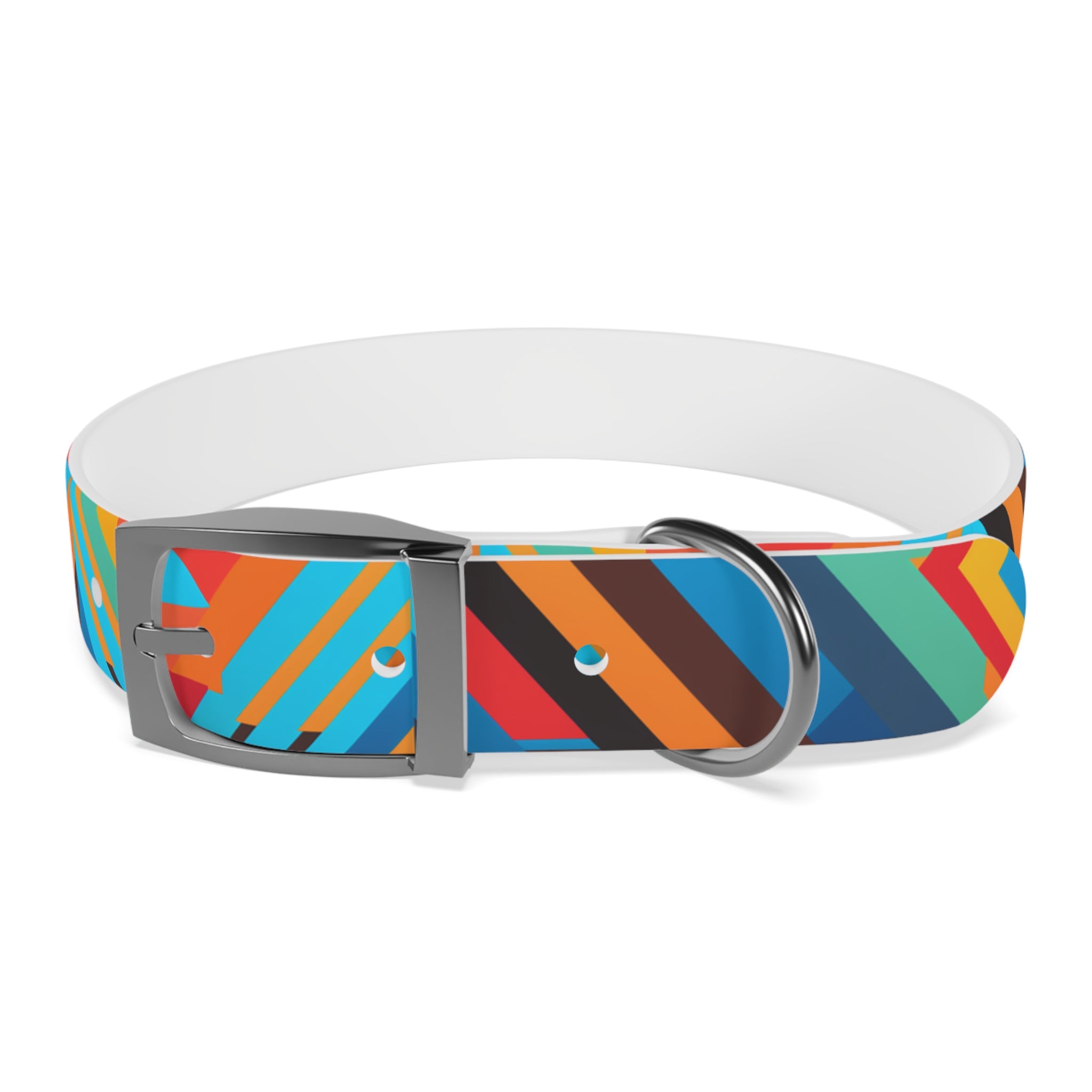 Bold Colorway Fun - Waterproof Hypoallergenic Dog Collar - Made Crafted in USA - Pet Crate | Trusted and Loved by Pet Lovers