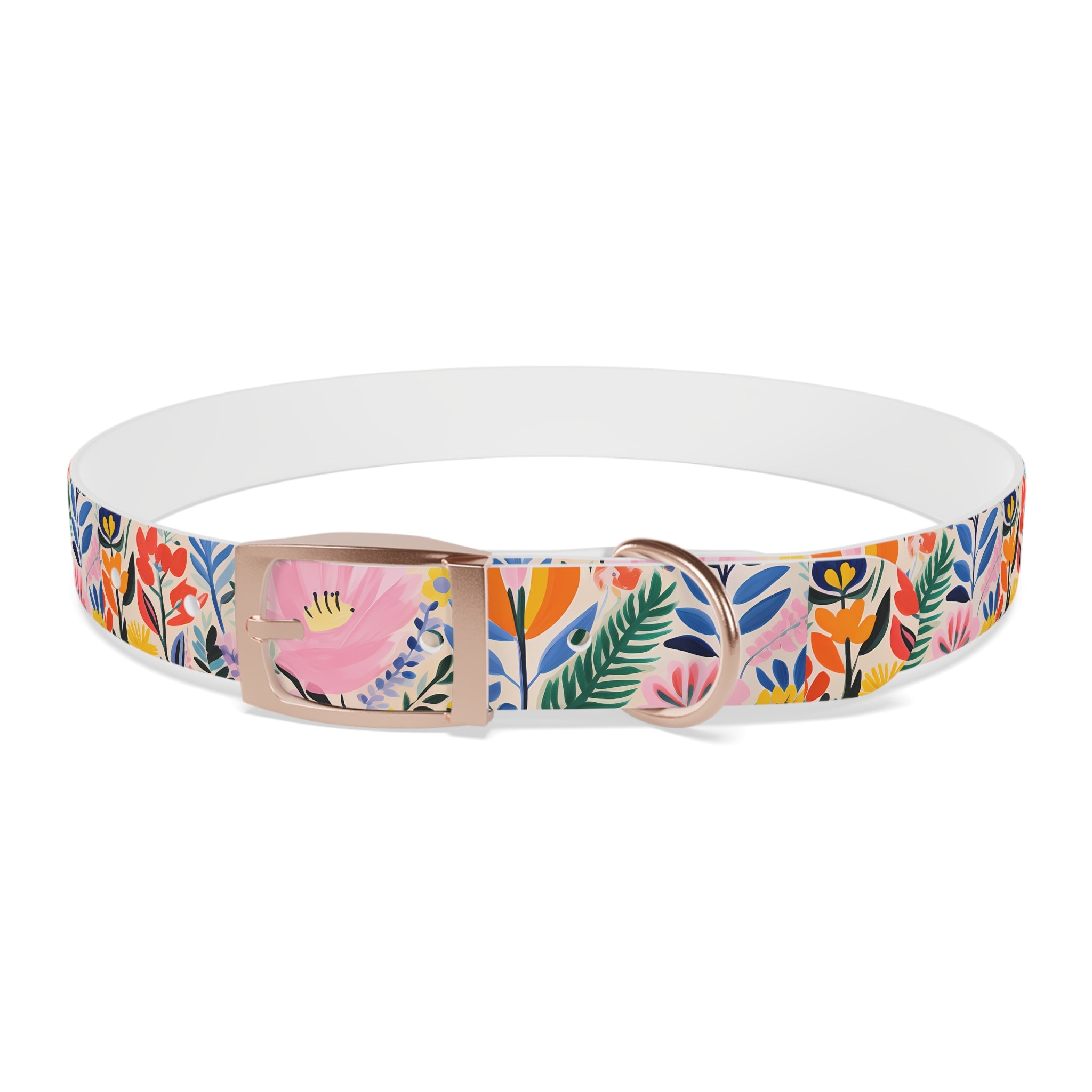 Waterproof Hypoallergenic Dog Collar - Matisse Inspired Floral Design - Made in USA - Pet Crate | Trusted and Loved by Pet Lovers