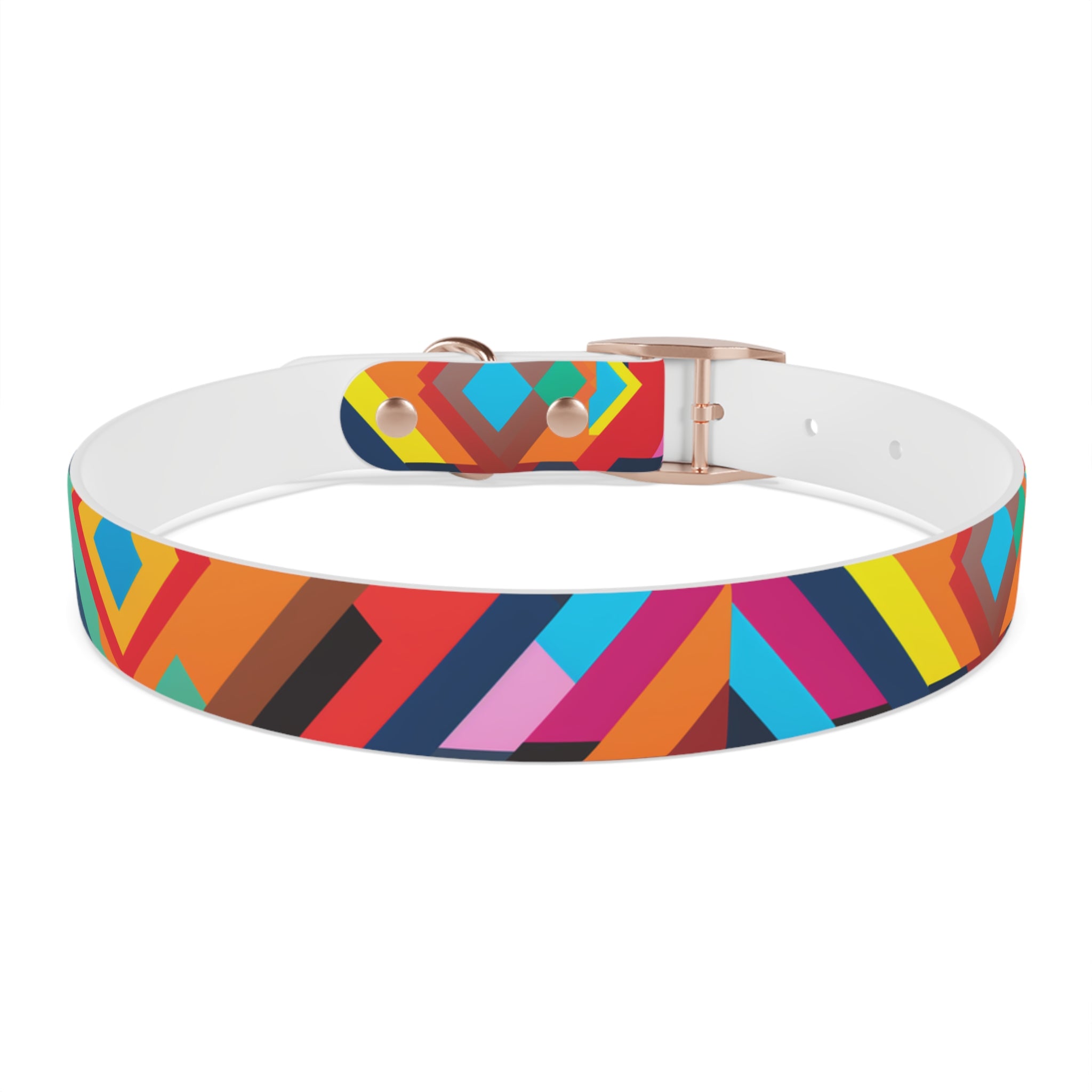 Bold Colorway Fun - Waterproof Hypoallergenic Dog Collar - Made Crafted in USA - Pet Crate | Trusted and Loved by Pet Lovers