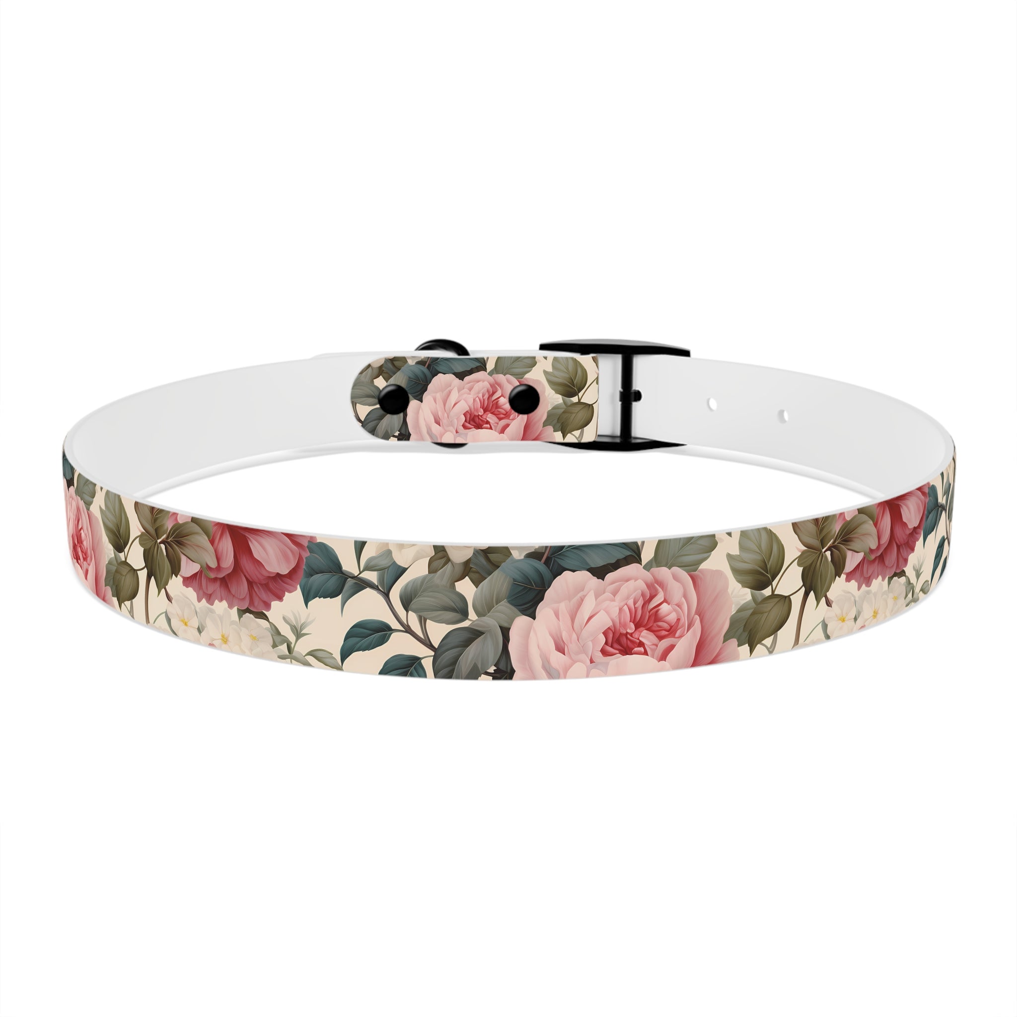 Made in USA - English Rose Design - Waterproof Hypoallergenic Dog Collar - Pet Crate | Trusted and Loved by Pet Lovers