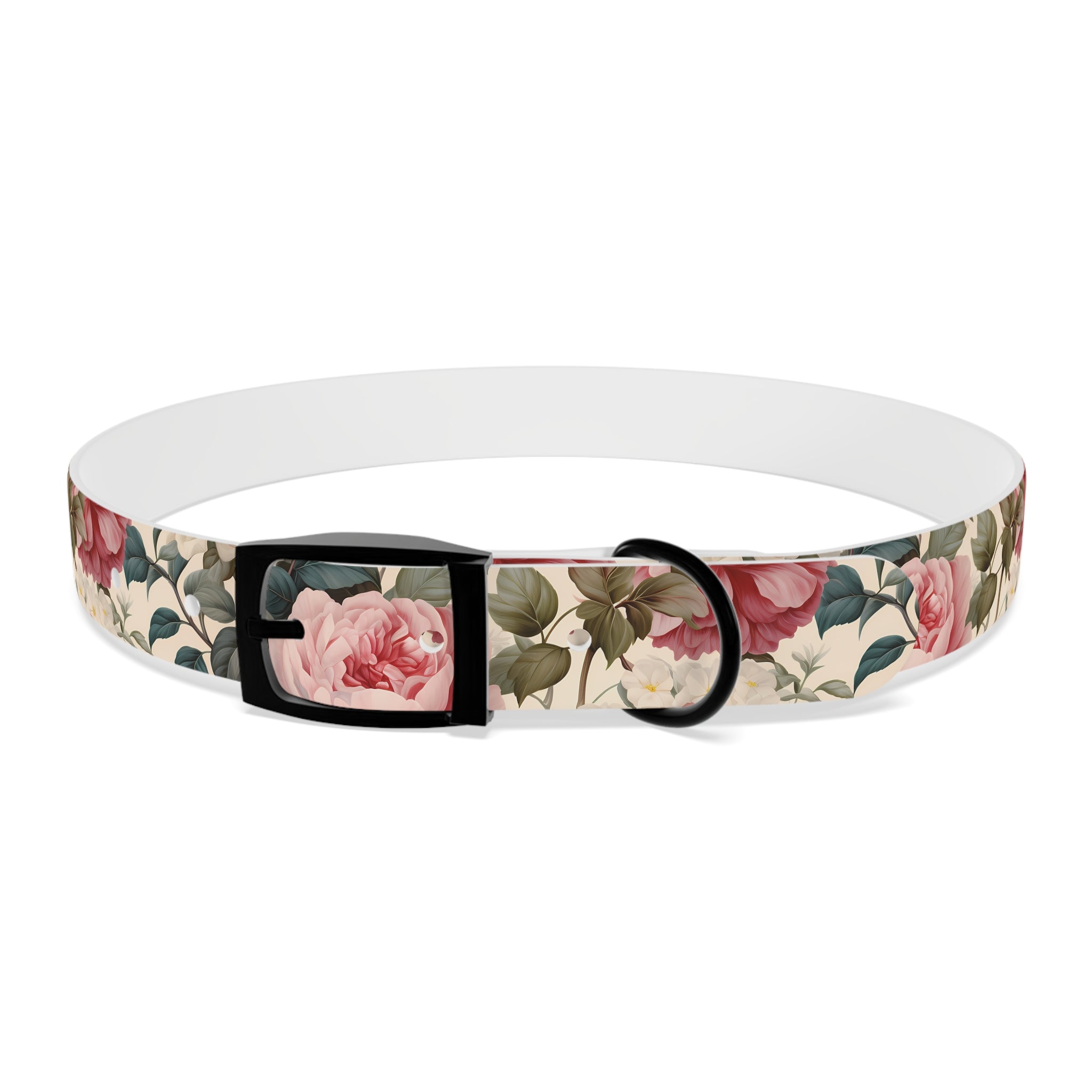 Made in USA - English Rose Design - Waterproof Hypoallergenic Dog Collar - Pet Crate | Trusted and Loved by Pet Lovers