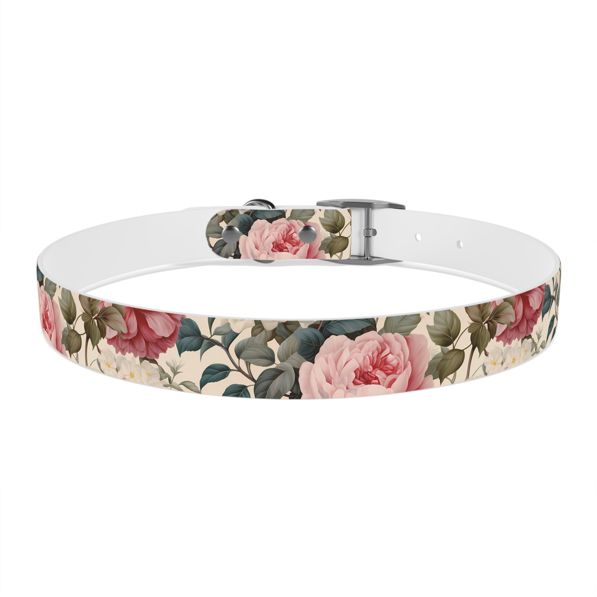 Made in USA - English Rose Design - Waterproof Hypoallergenic Dog Collar - Pet Crate | Trusted and Loved by Pet Lovers