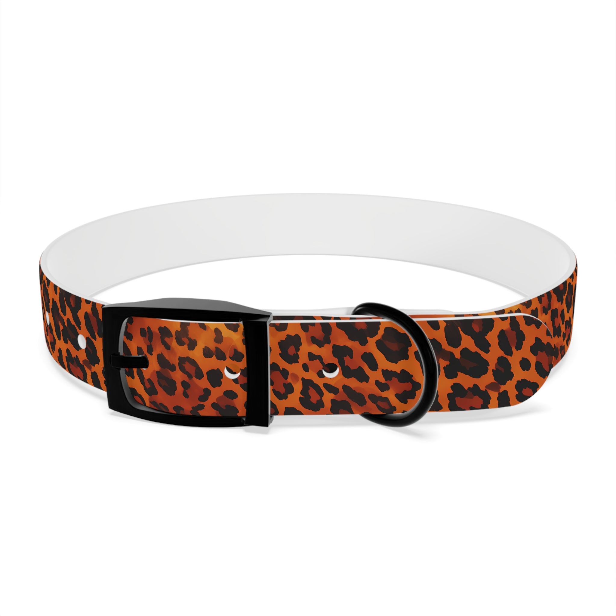 Leopard Print - Waterproof Hypoallergenic Dog Collar - Made in USA - Pet Crate | Trusted and Loved by Pet Lovers