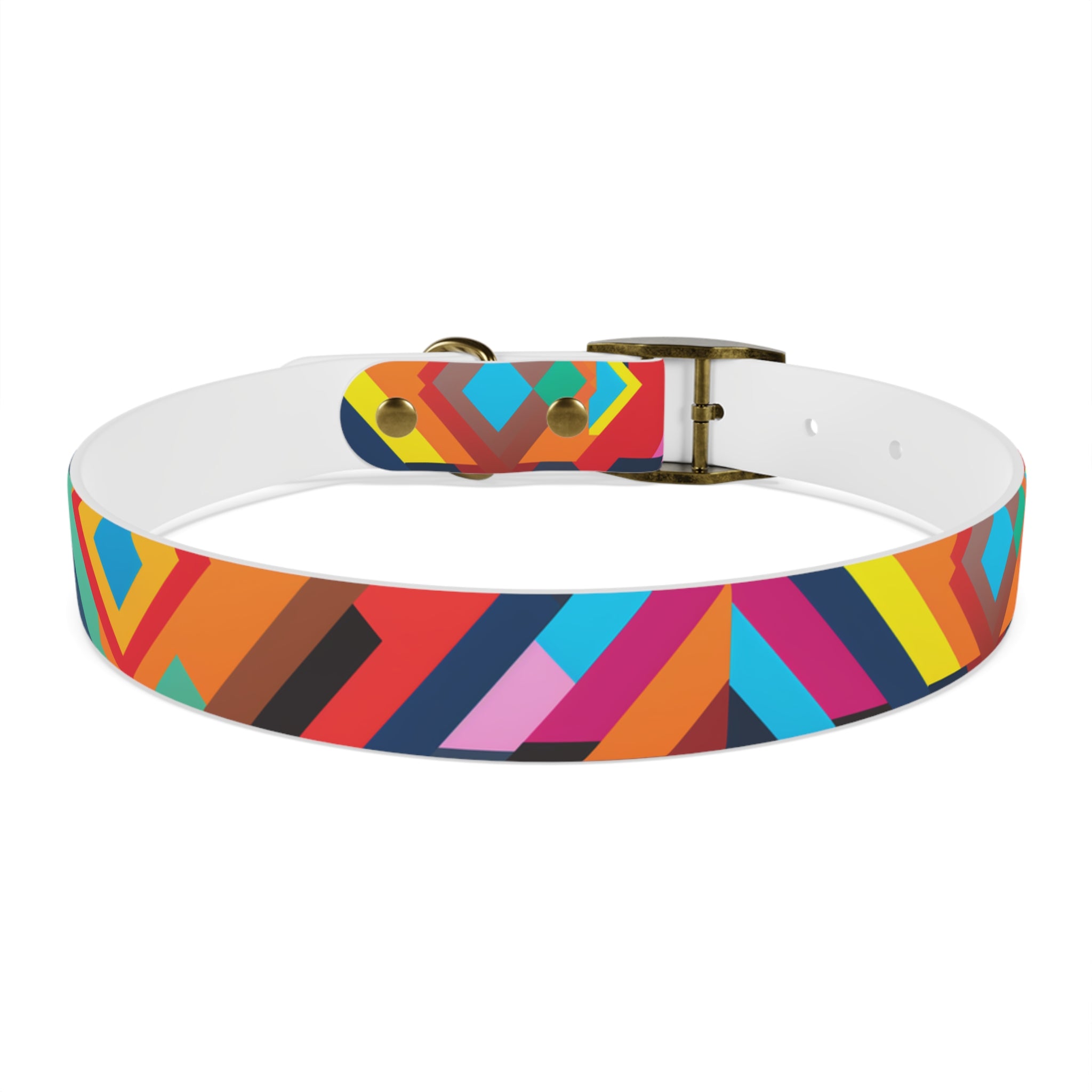 Bold Colorway Fun - Waterproof Hypoallergenic Dog Collar - Made Crafted in USA - Pet Crate | Trusted and Loved by Pet Lovers