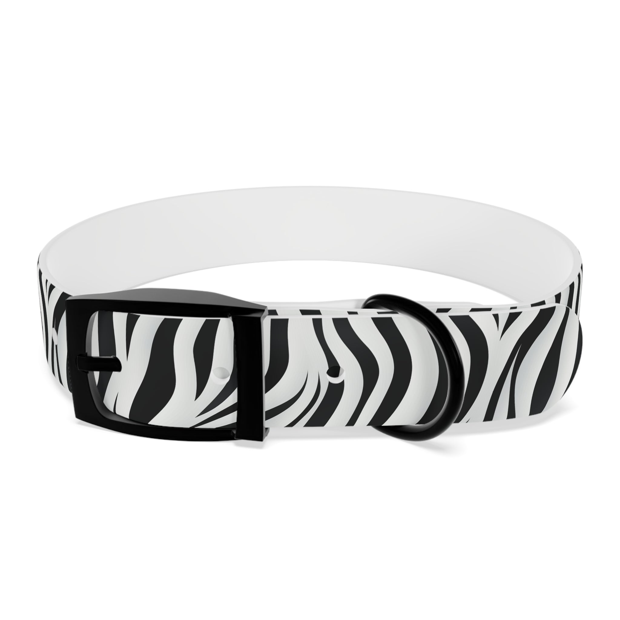 Zebra Print Hypoallergenic Waterproof Dog Collar - Made in USA - Pet Crate | Trusted and Loved by Pet Lovers