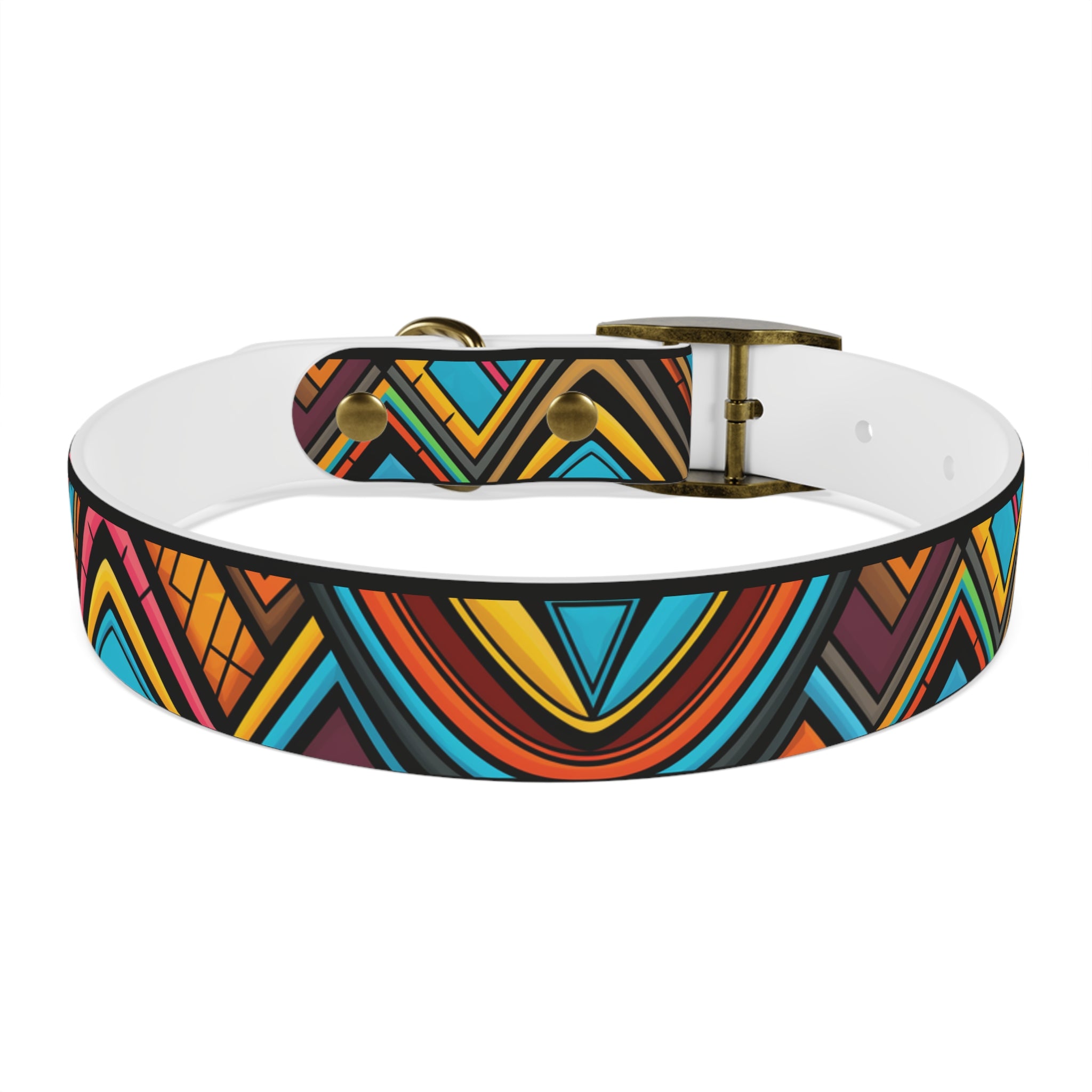 Stained Glass Design - Hypoallergenic Waterproof Dog Collar - Made in USA - Pet Crate | Trusted and Loved by Pet Lovers