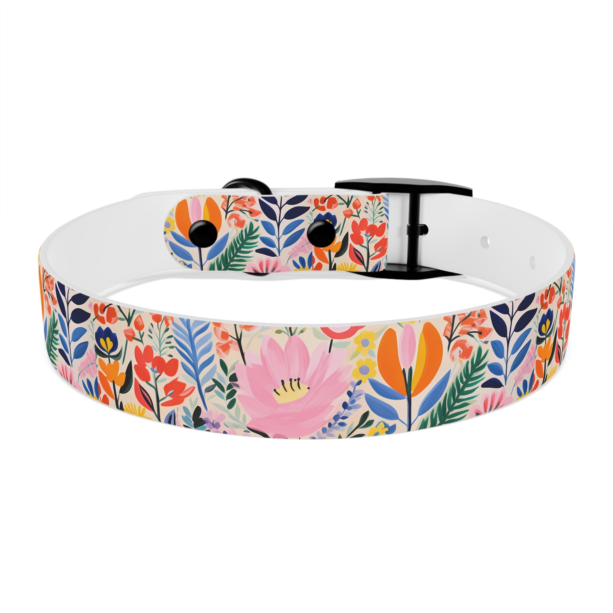 Waterproof Hypoallergenic Dog Collar - Matisse Inspired Floral Design - Made in USA - Pet Crate | Trusted and Loved by Pet Lovers