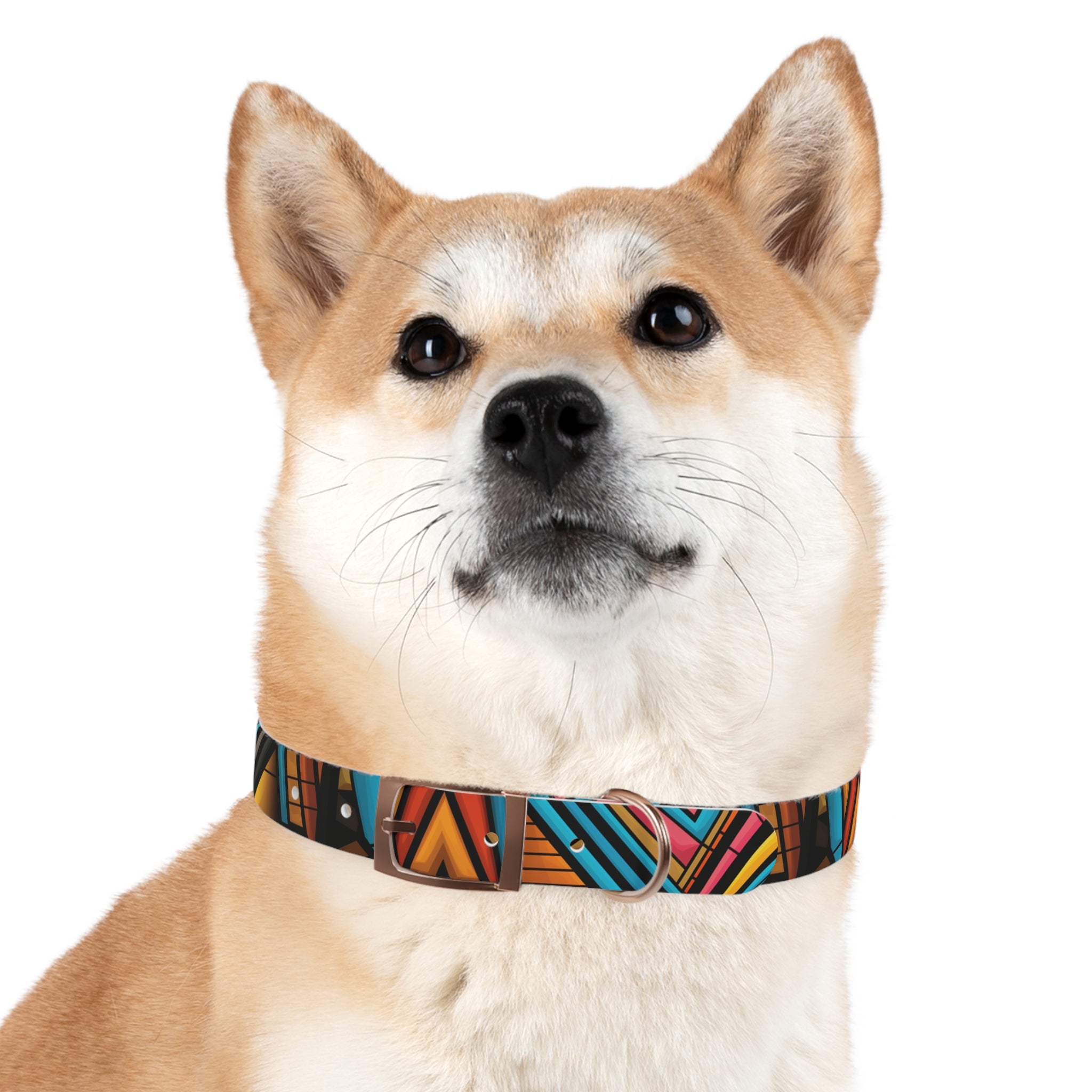 Stained Glass Design - Hypoallergenic Waterproof Dog Collar - Made in USA - Pet Crate | Trusted and Loved by Pet Lovers