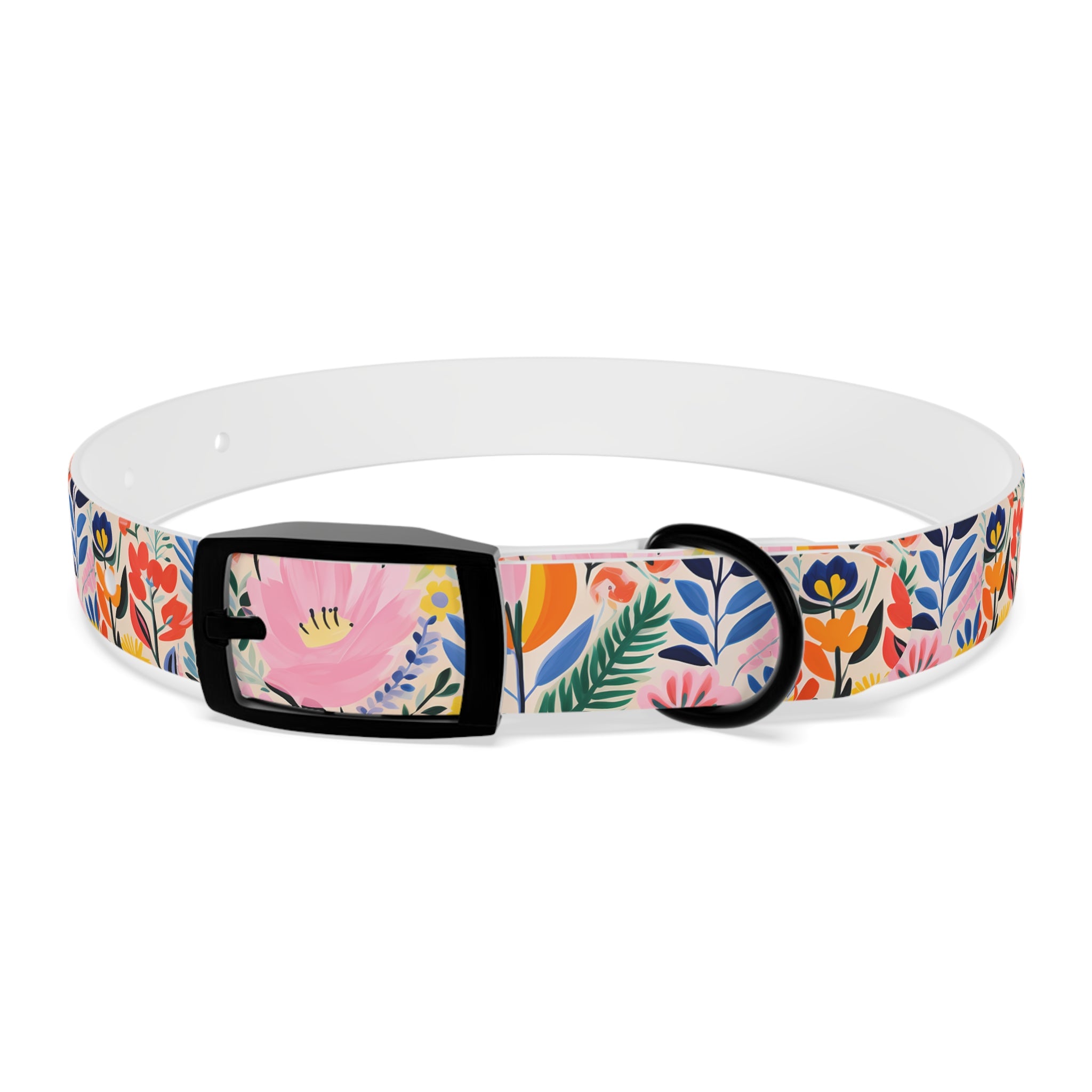 Waterproof Hypoallergenic Dog Collar - Matisse Inspired Floral Design - Made in USA - Pet Crate | Trusted and Loved by Pet Lovers