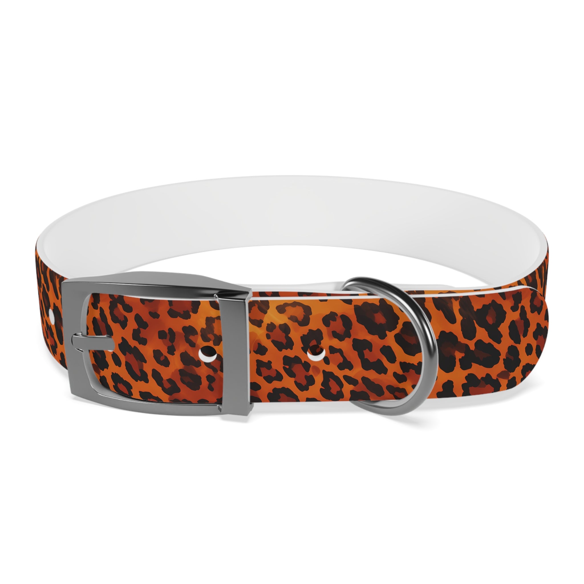 Leopard Print - Waterproof Hypoallergenic Dog Collar - Made in USA - Pet Crate | Trusted and Loved by Pet Lovers