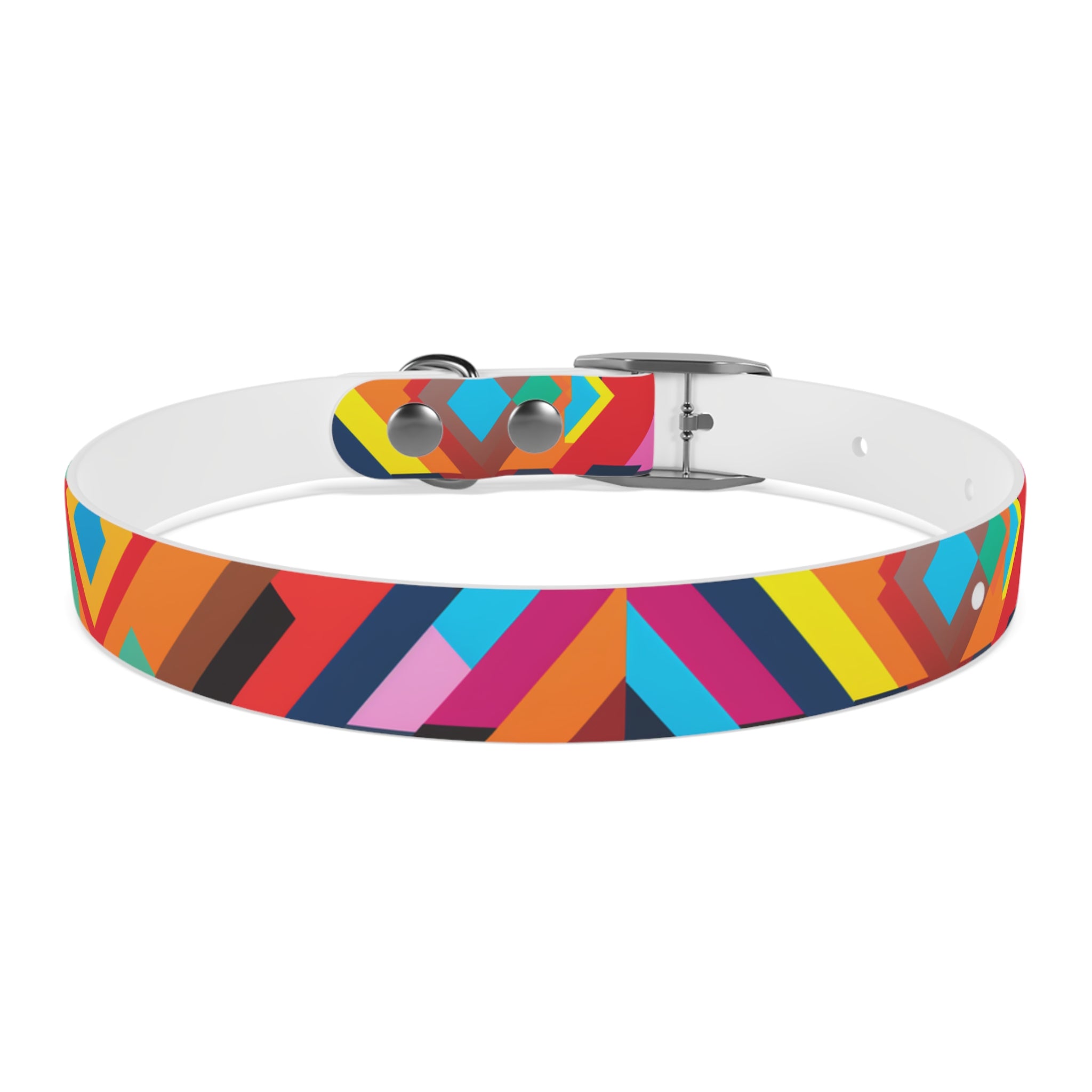 Bold Colorway Fun - Waterproof Hypoallergenic Dog Collar - Made Crafted in USA - Pet Crate | Trusted and Loved by Pet Lovers