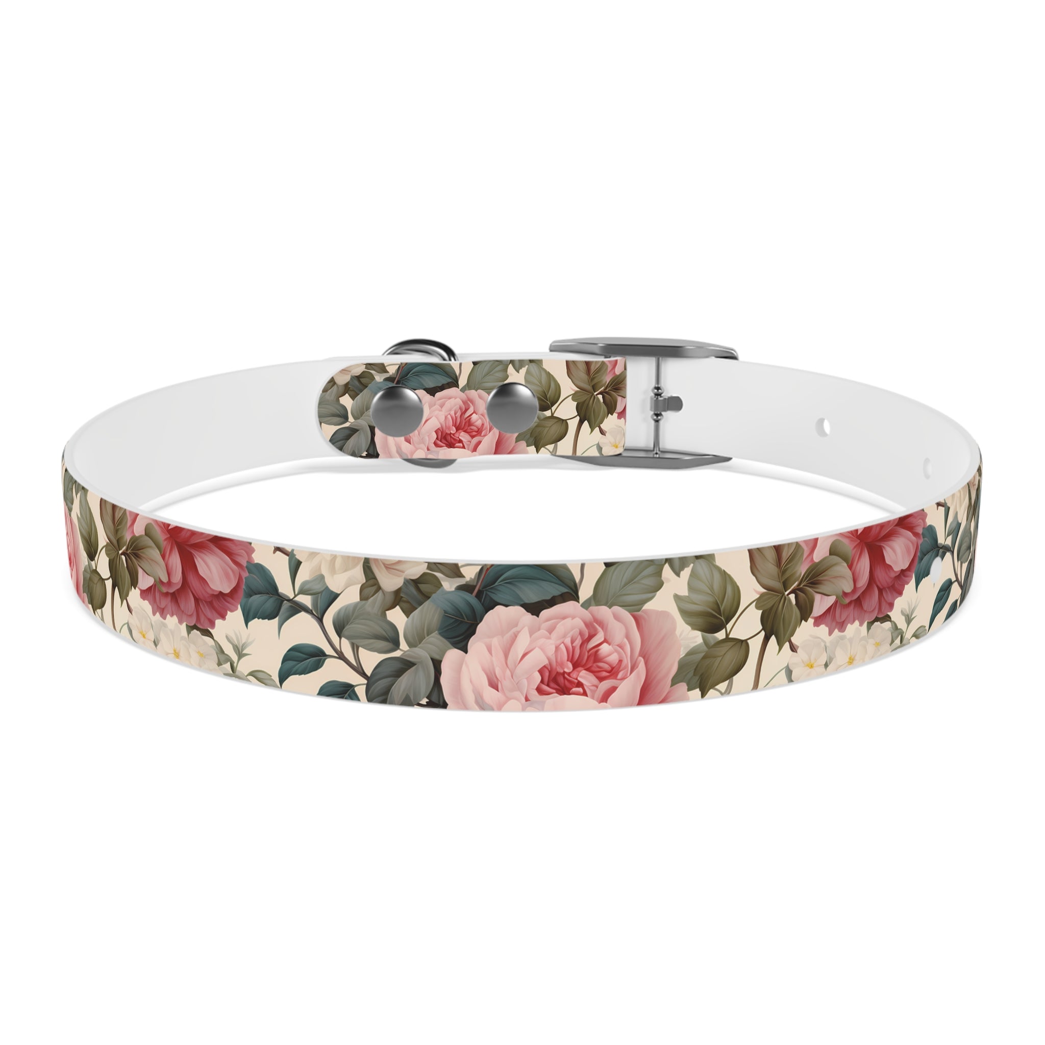 Made in USA - English Rose Design - Waterproof Hypoallergenic Dog Collar - Pet Crate | Trusted and Loved by Pet Lovers