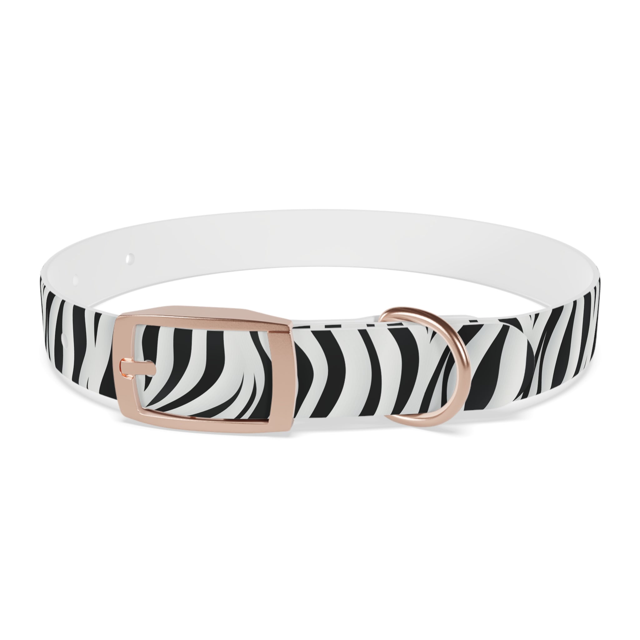 Zebra Print Hypoallergenic Waterproof Dog Collar - Made in USA - Pet Crate | Trusted and Loved by Pet Lovers