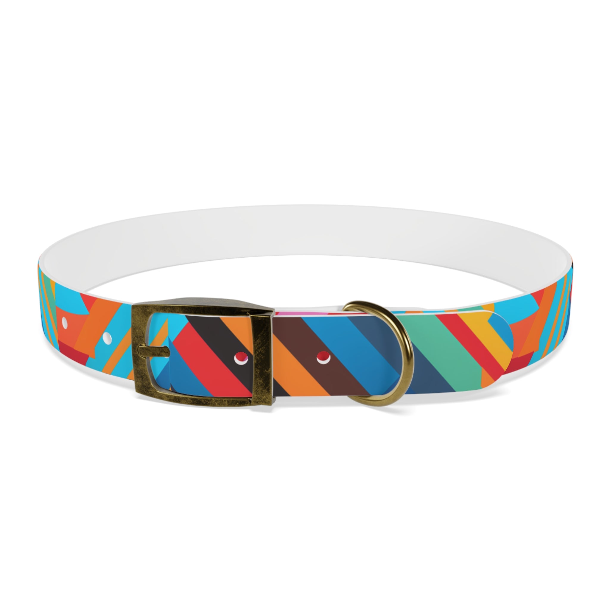 Bold Colorway Fun - Waterproof Hypoallergenic Dog Collar - Made Crafted in USA - Pet Crate | Trusted and Loved by Pet Lovers