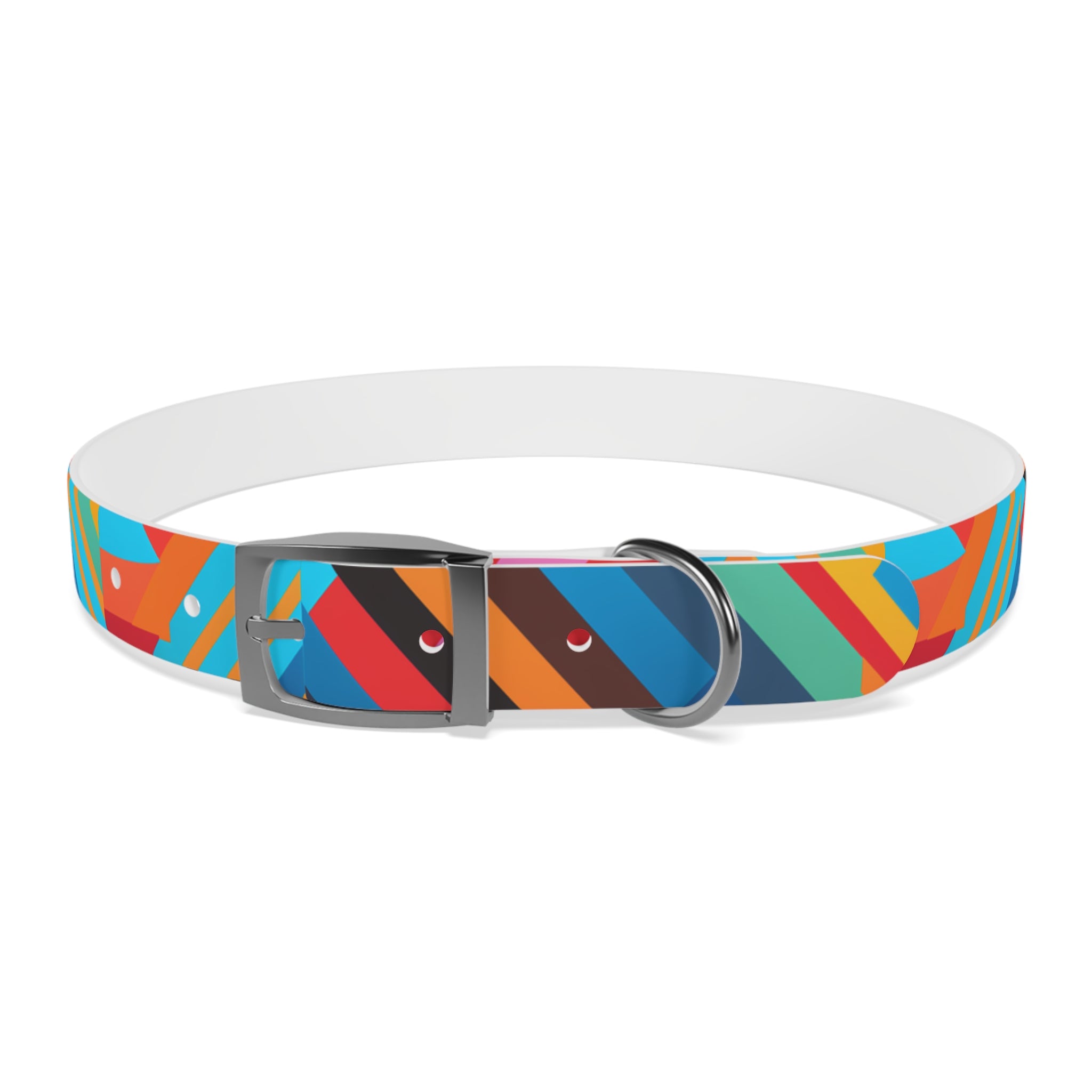 Bold Colorway Fun - Waterproof Hypoallergenic Dog Collar - Made Crafted in USA - Pet Crate | Trusted and Loved by Pet Lovers
