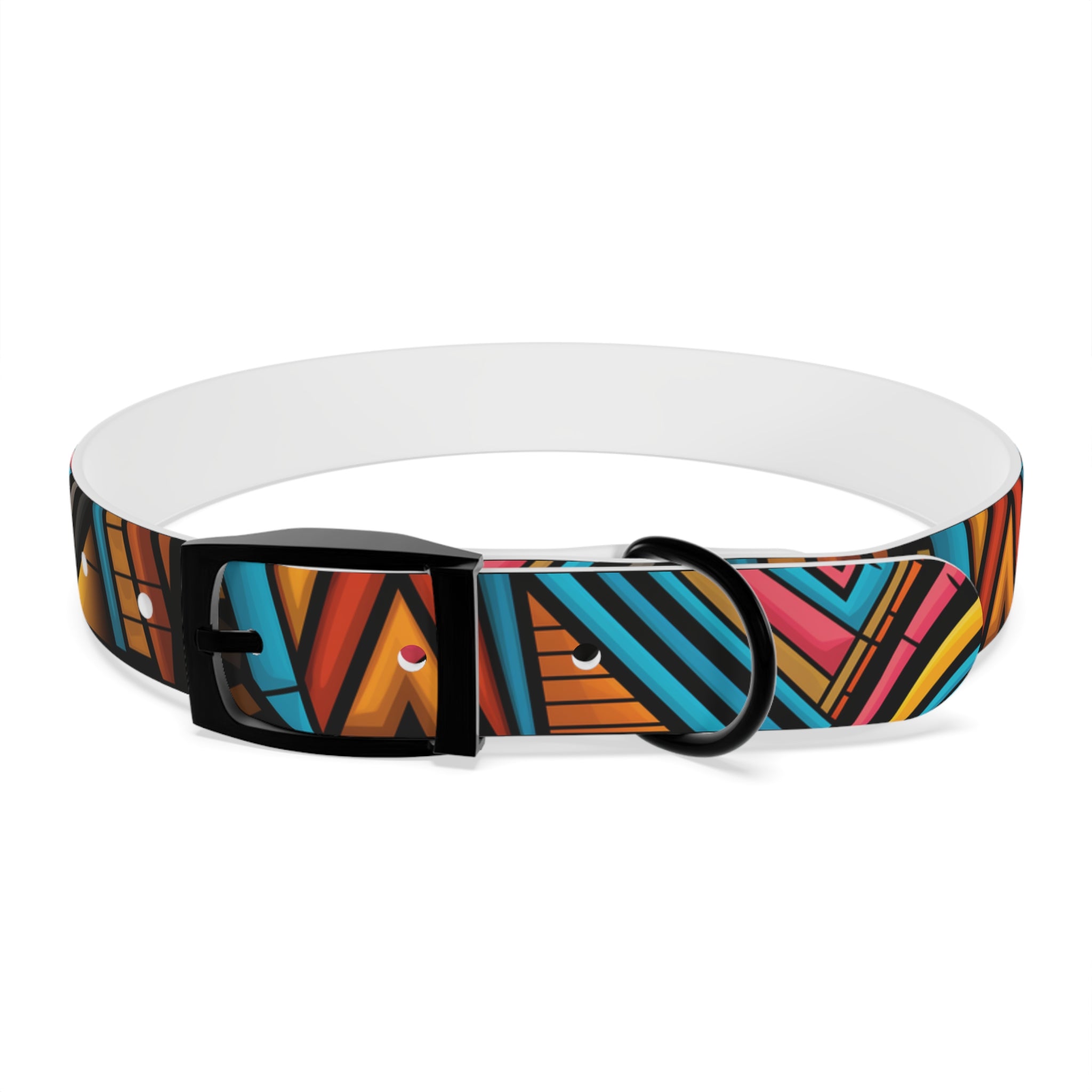 Stained Glass Design - Hypoallergenic Waterproof Dog Collar - Made in USA - Pet Crate | Trusted and Loved by Pet Lovers