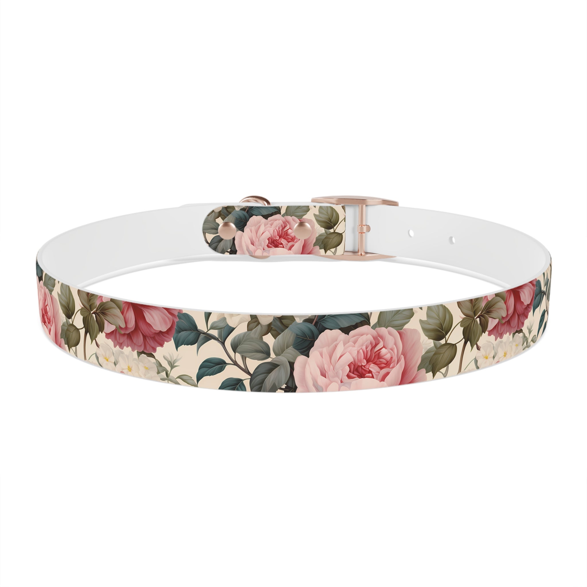 Made in USA - English Rose Design - Waterproof Hypoallergenic Dog Collar - Pet Crate | Trusted and Loved by Pet Lovers