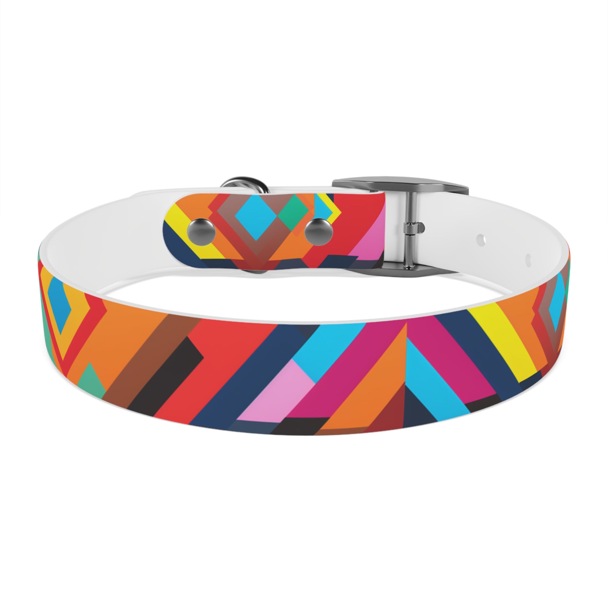 Bold Colorway Fun - Waterproof Hypoallergenic Dog Collar - Made Crafted in USA - Pet Crate | Trusted and Loved by Pet Lovers