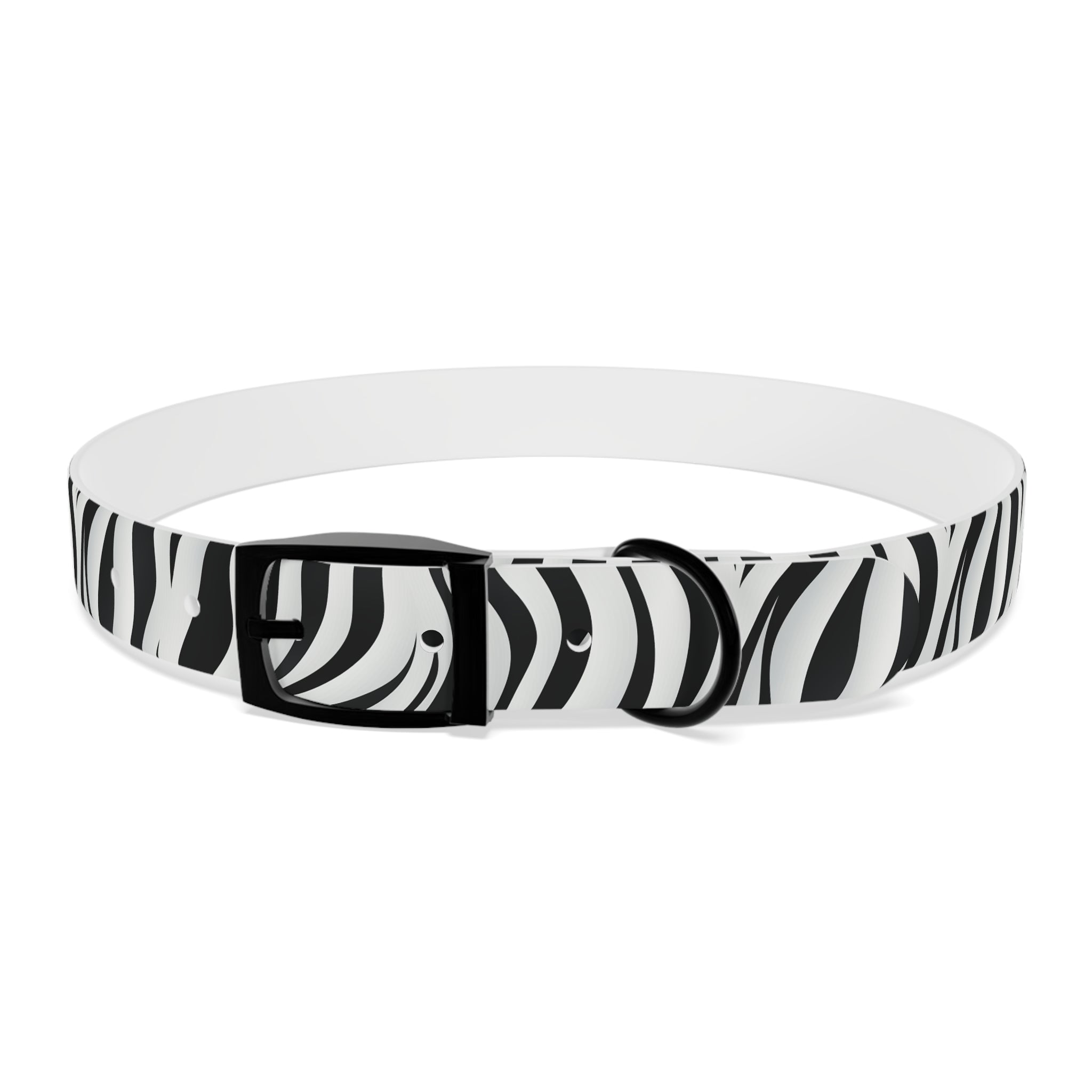 Zebra Print Hypoallergenic Waterproof Dog Collar - Made in USA - Pet Crate | Trusted and Loved by Pet Lovers