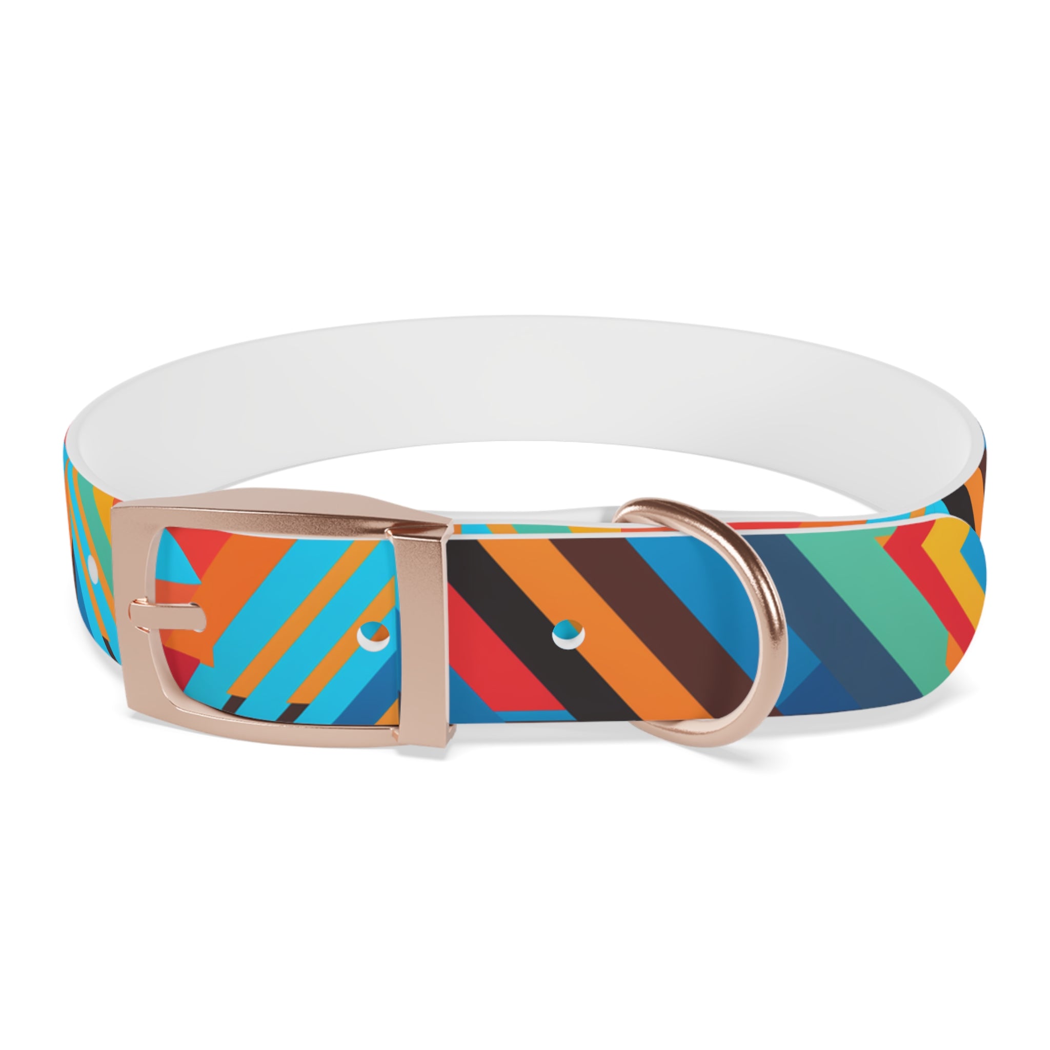 Bold Colorway Fun - Waterproof Hypoallergenic Dog Collar - Made Crafted in USA - Pet Crate | Trusted and Loved by Pet Lovers