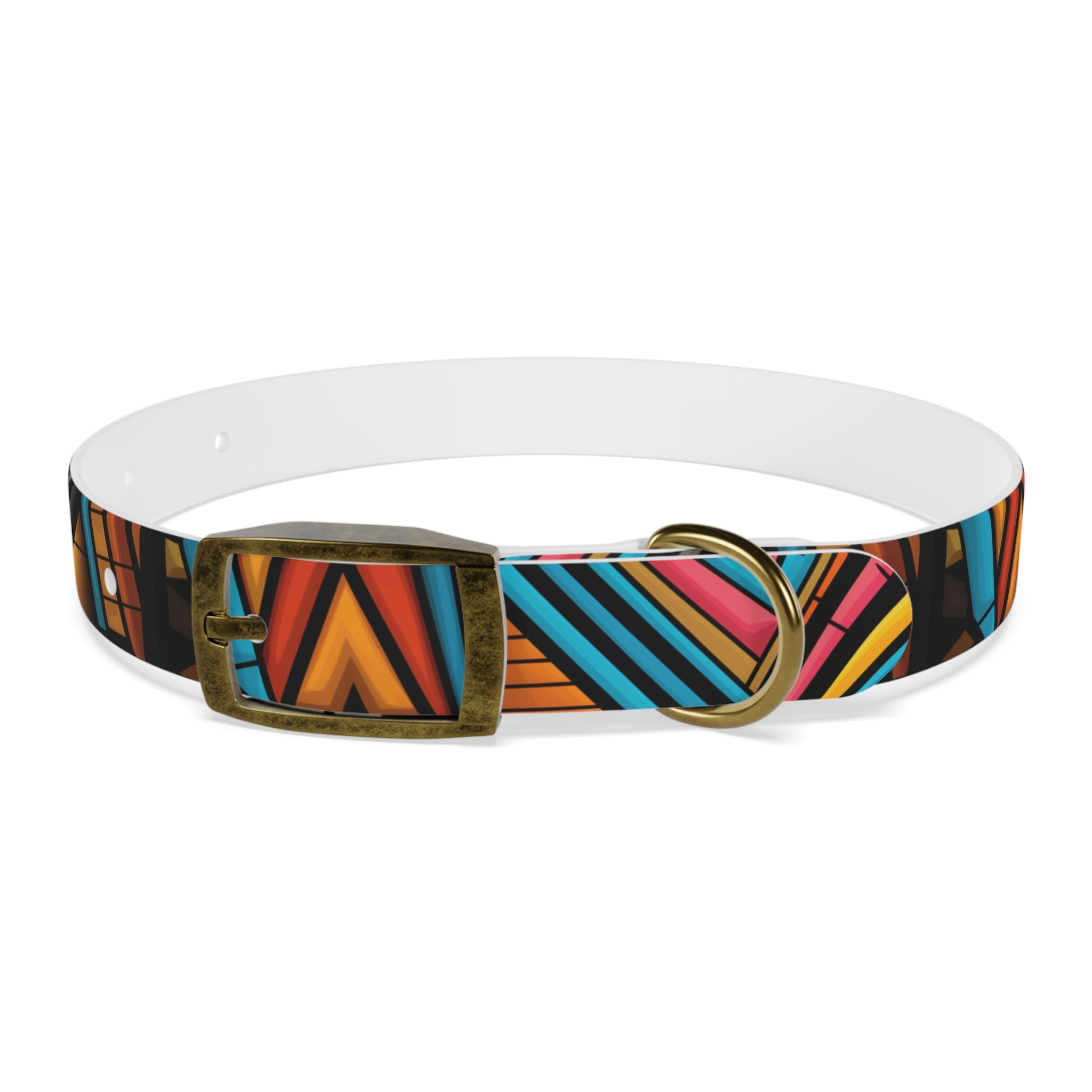 Stained Glass Design - Hypoallergenic Waterproof Dog Collar - Made in USA - Pet Crate | Trusted and Loved by Pet Lovers