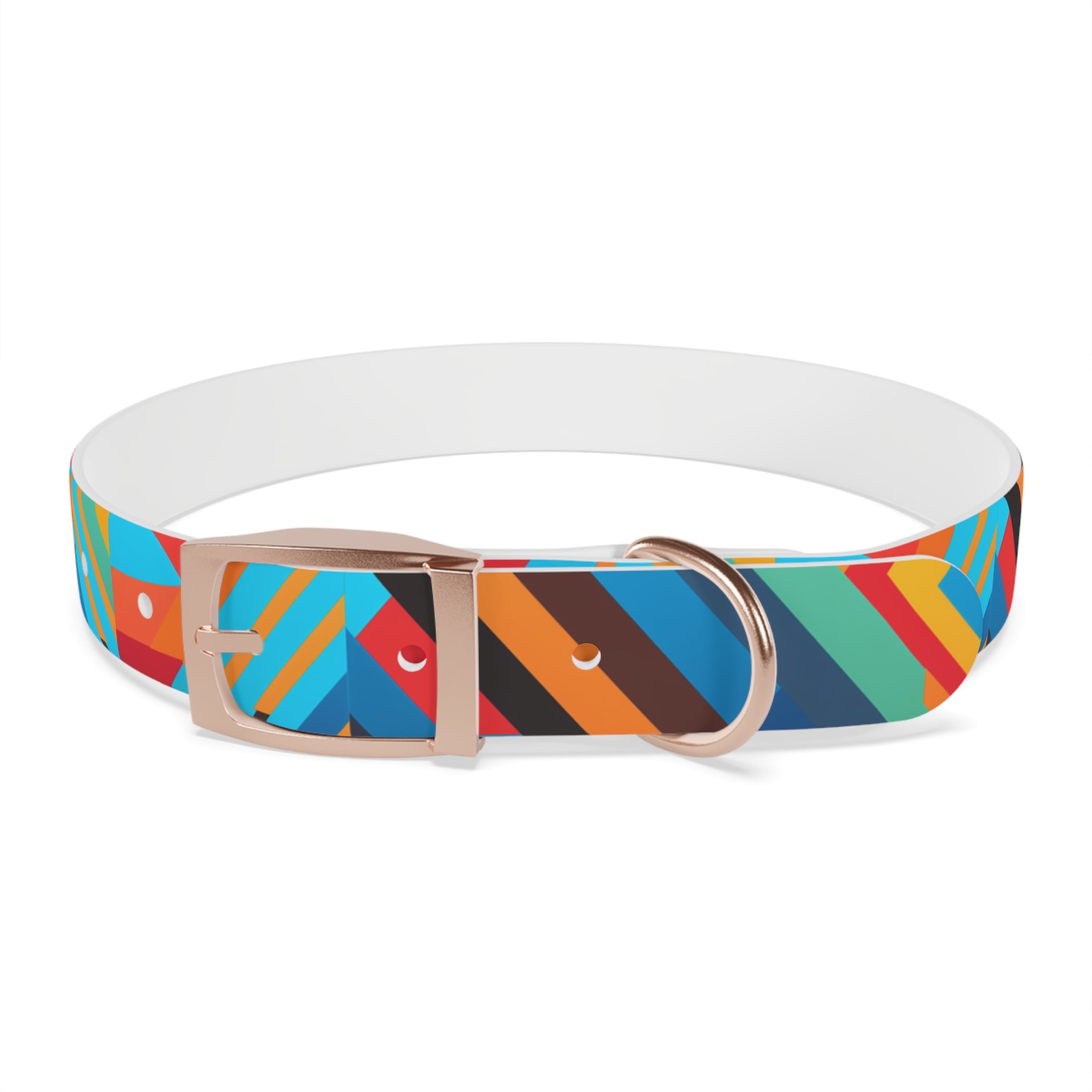 Bold Colorway Fun - Waterproof Hypoallergenic Dog Collar - Made Crafted in USA - Pet Crate | Trusted and Loved by Pet Lovers