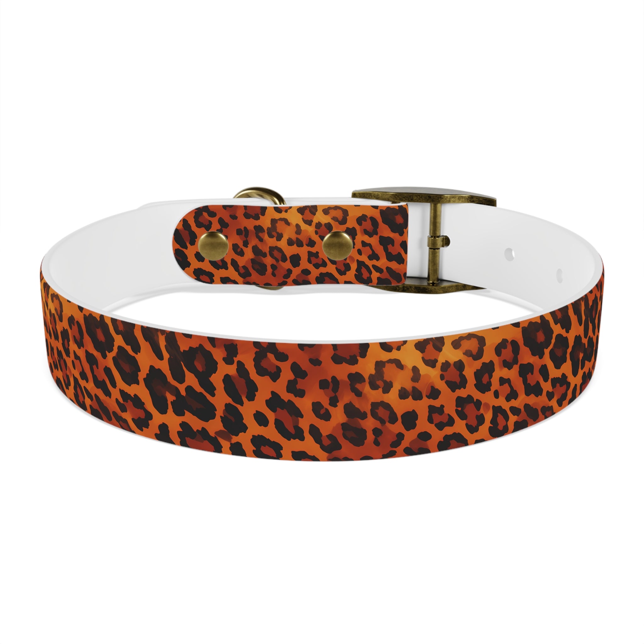 Leopard Print - Waterproof Hypoallergenic Dog Collar - Made in USA - Pet Crate | Trusted and Loved by Pet Lovers