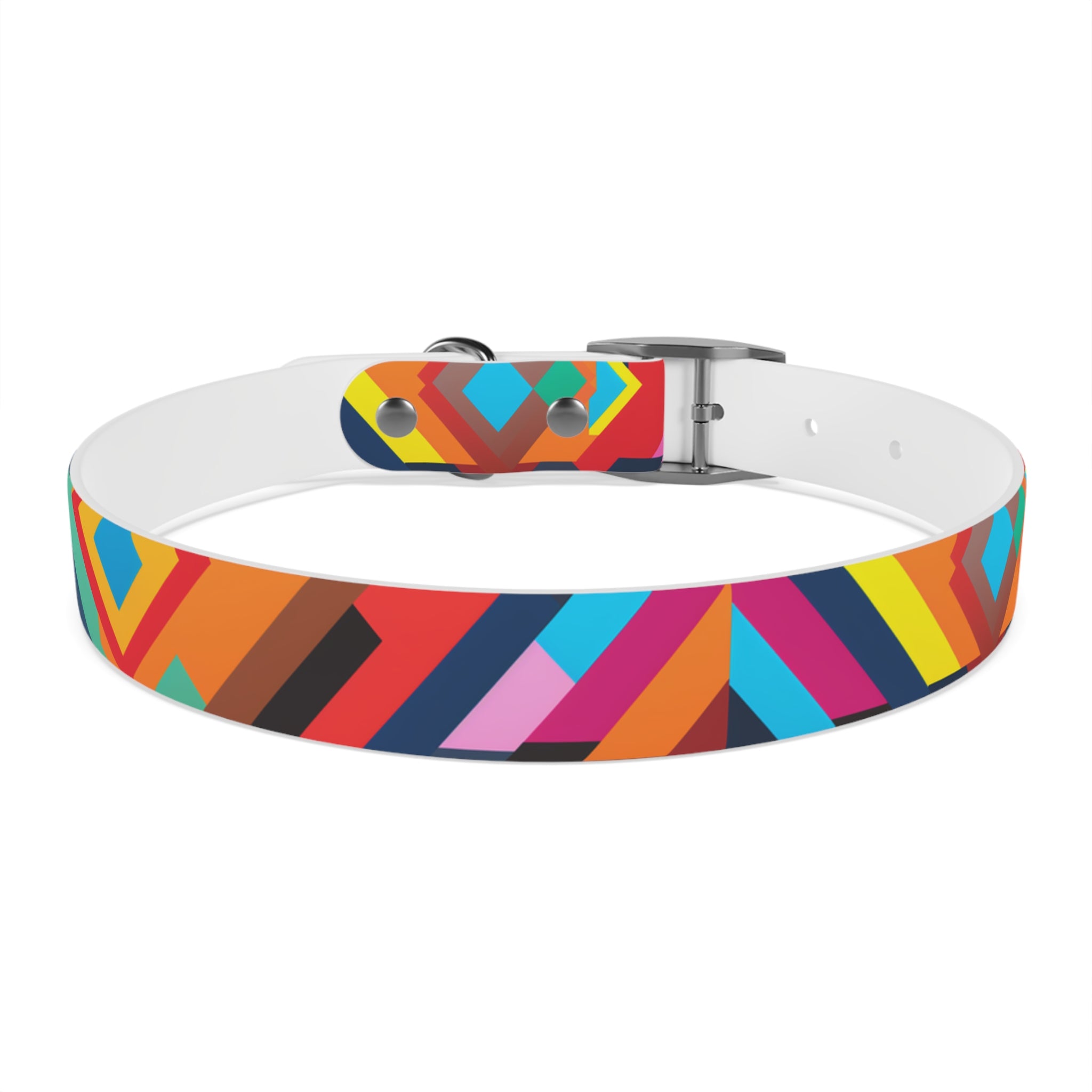 Bold Colorway Fun - Waterproof Hypoallergenic Dog Collar - Made Crafted in USA - Pet Crate | Trusted and Loved by Pet Lovers