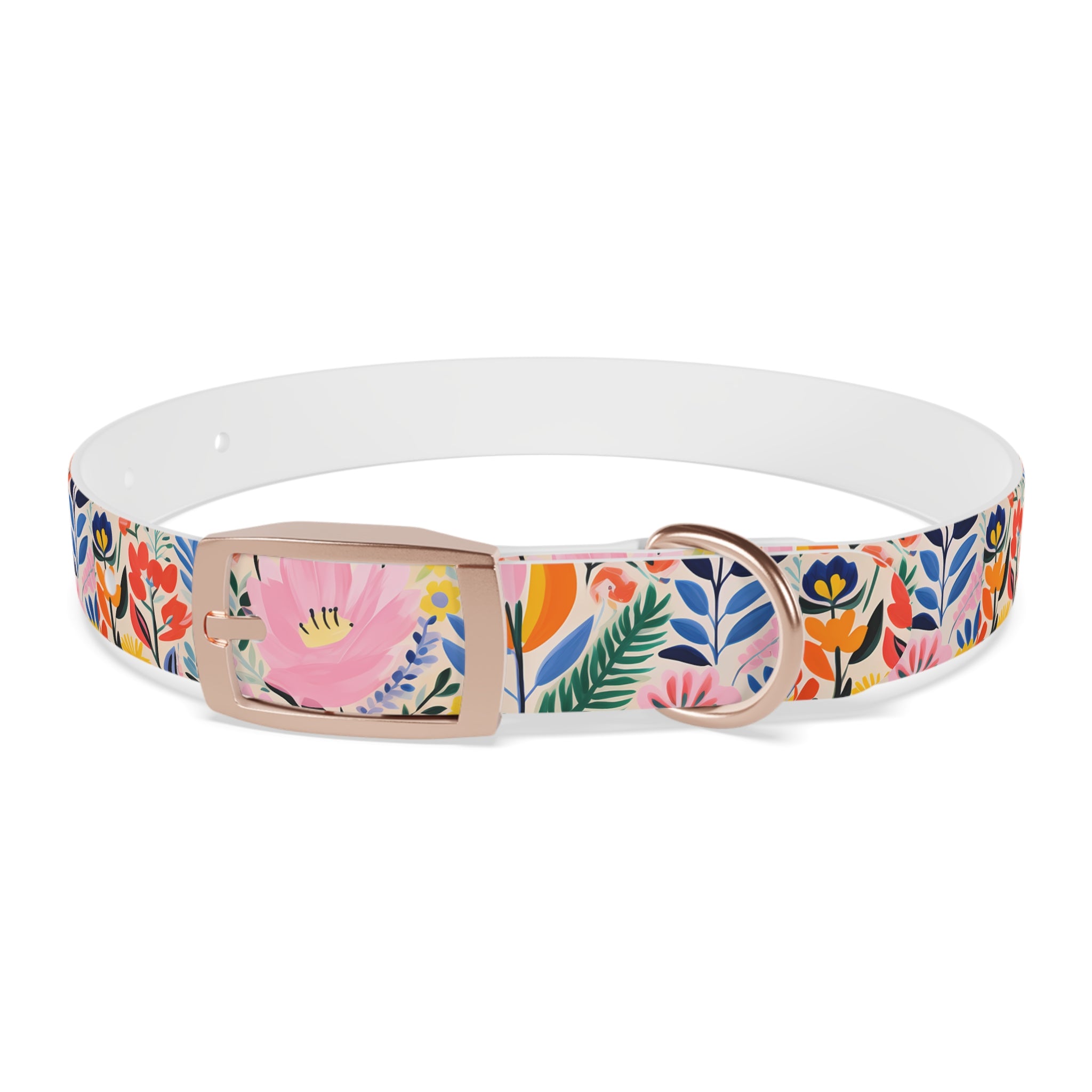Waterproof Hypoallergenic Dog Collar - Matisse Inspired Floral Design - Made in USA - Pet Crate | Trusted and Loved by Pet Lovers