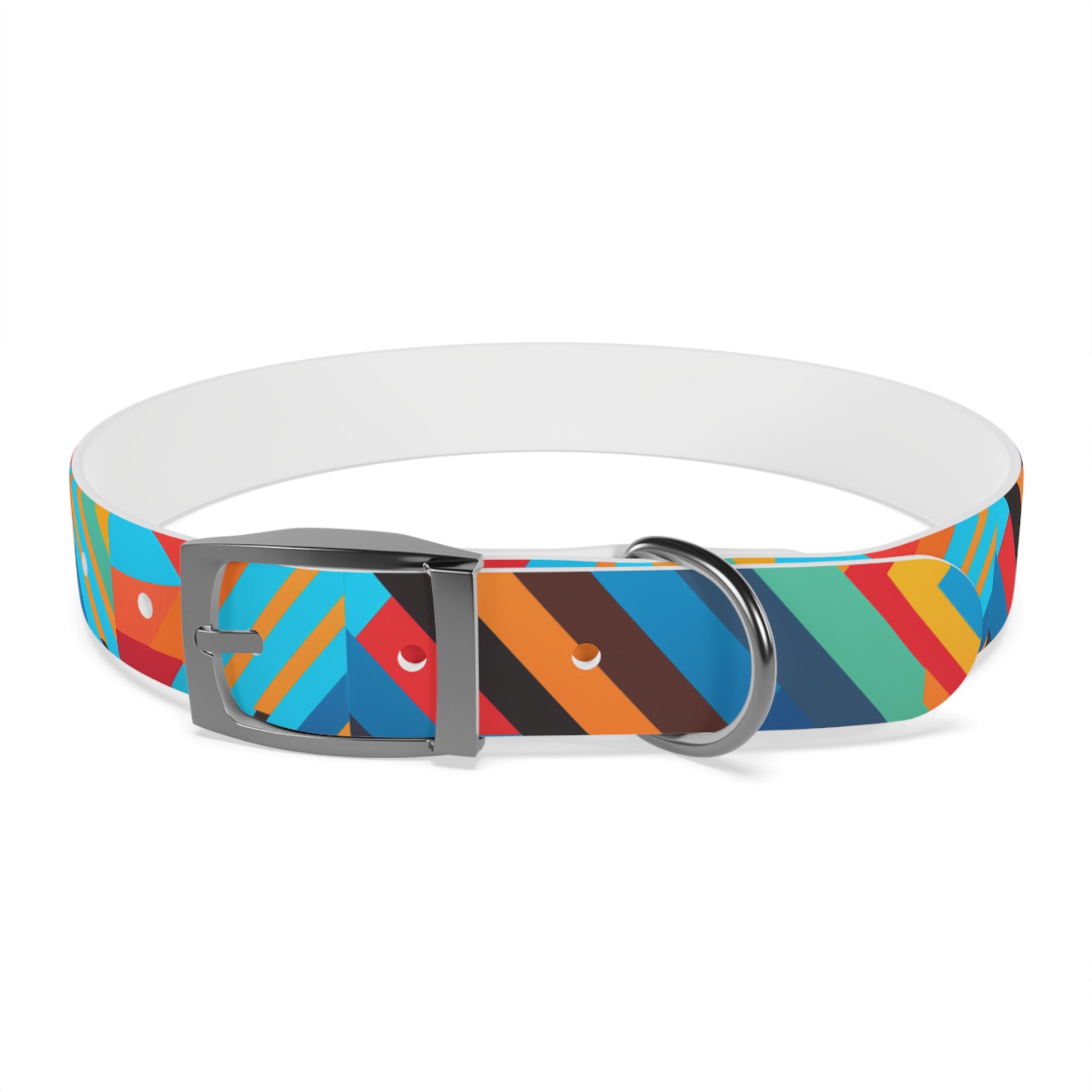 Bold Colorway Fun - Waterproof Hypoallergenic Dog Collar - Made Crafted in USA - Pet Crate | Trusted and Loved by Pet Lovers